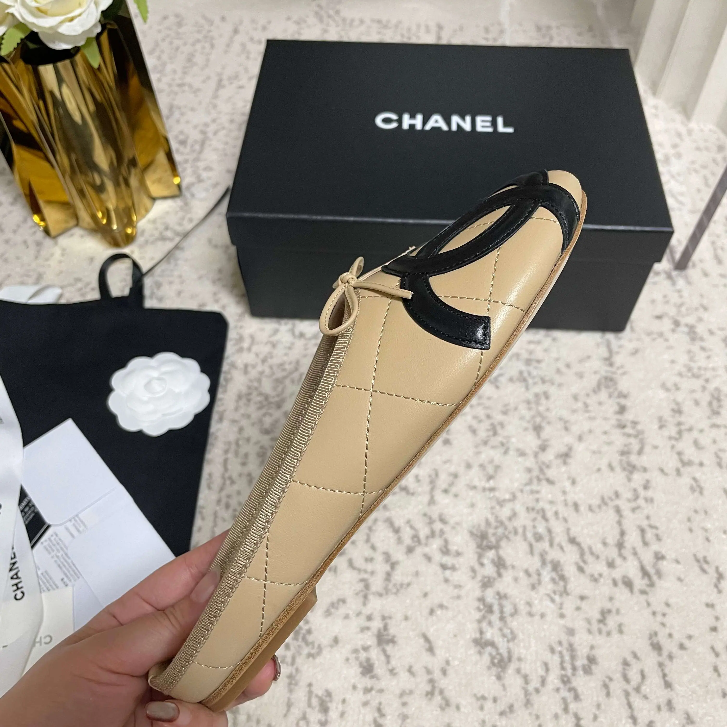 샤넬 코코 비치 캉봉 더블 C 슬리퍼 상세 이미지 6