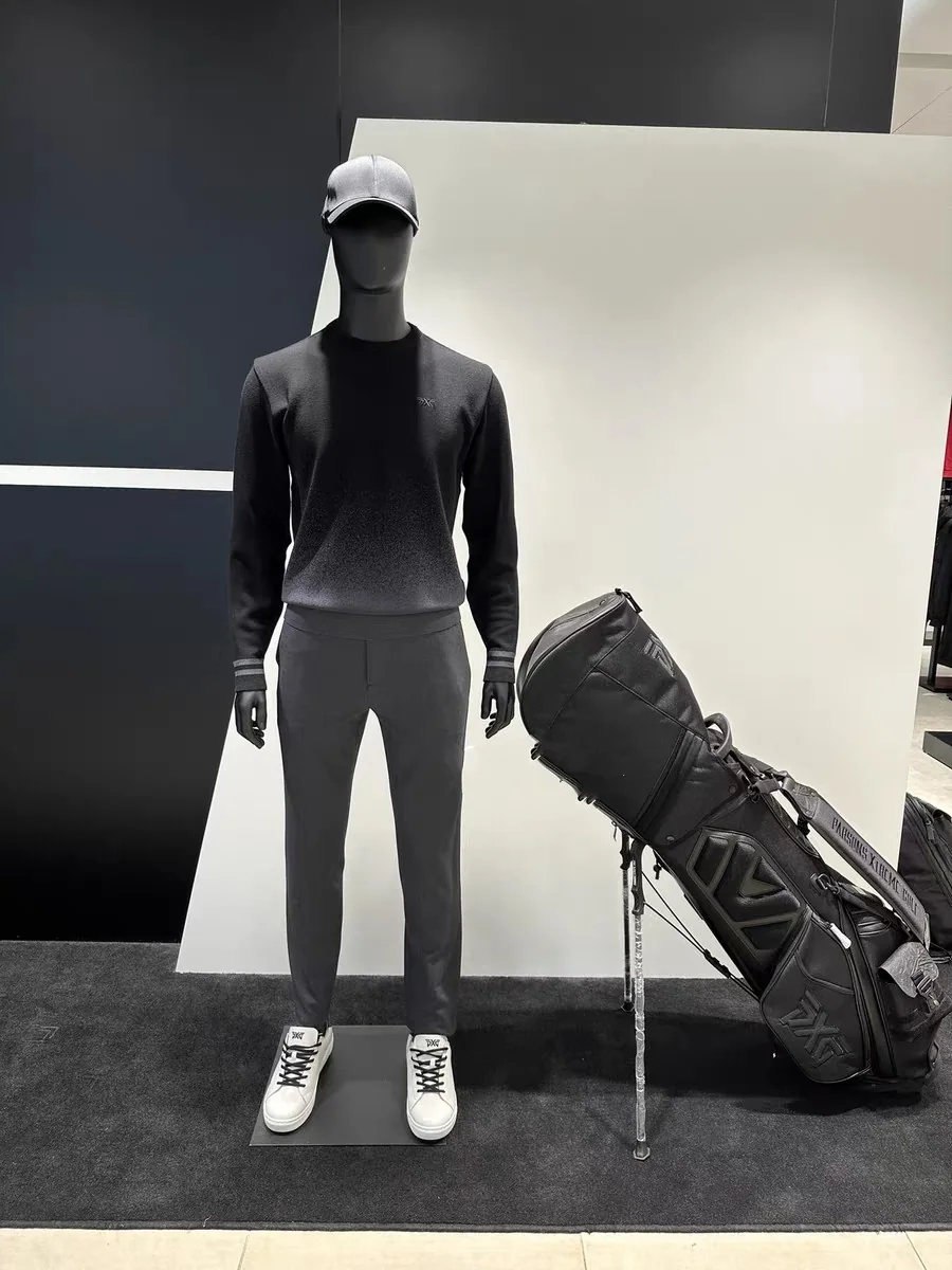 PXG 그라데이션 크루넥 니트 스웨터 남성용 상세 이미지 5