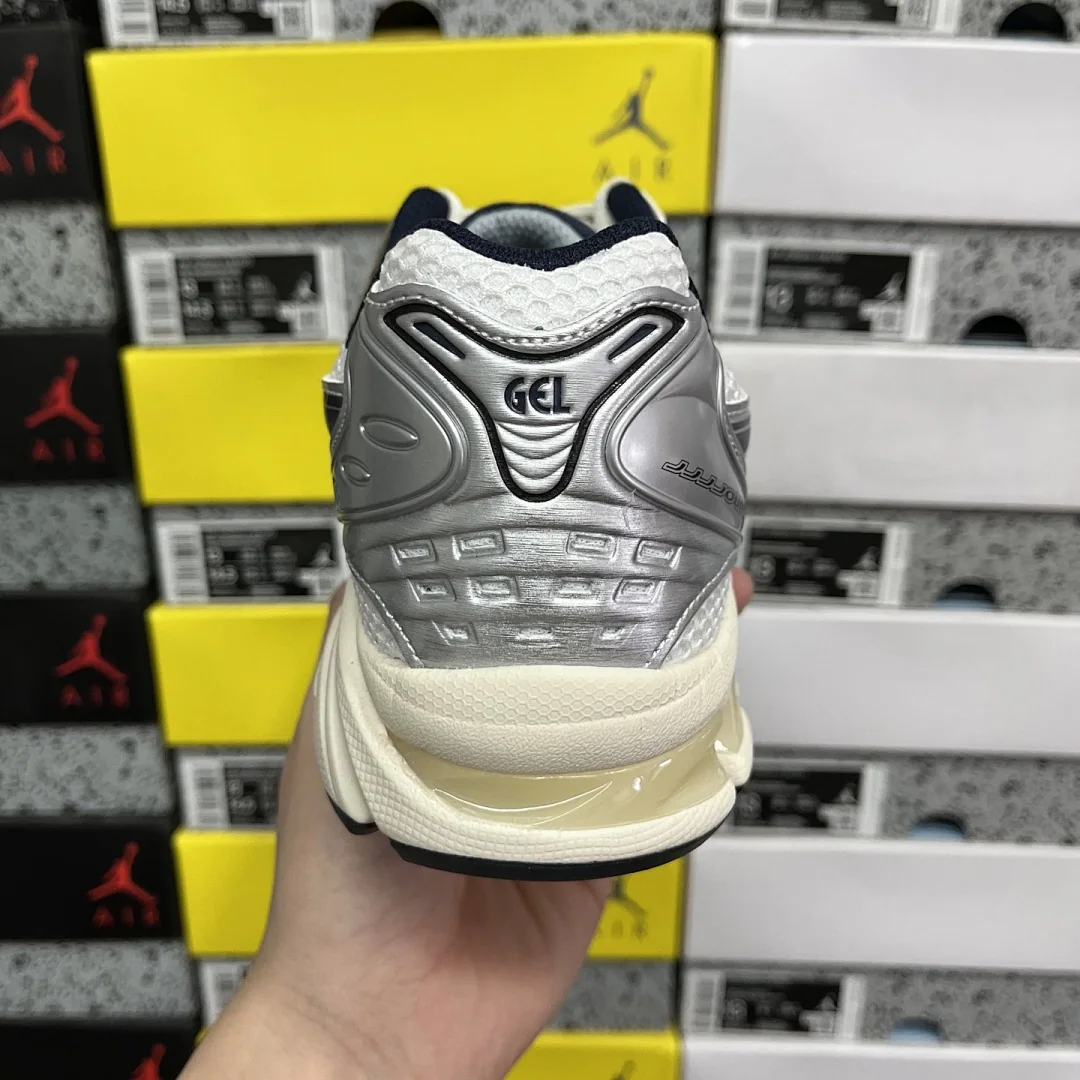 아식스 [ZC] 젤 카야노 14 1203A961-100 200323 Asics Gel-Kayano 14 JJJJound White Navy 상세 이미지 4