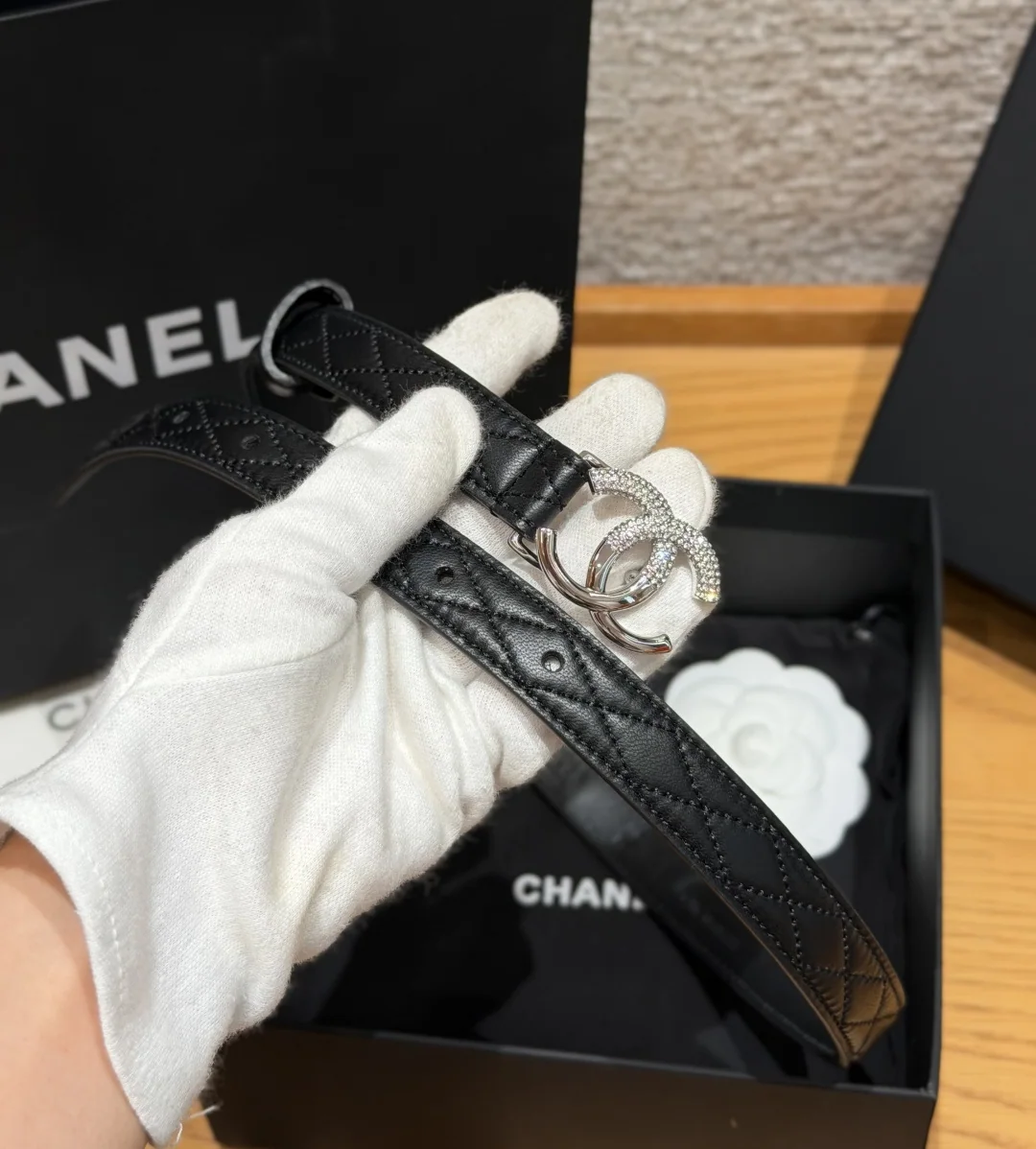 샤넬 퀼팅 램스킨 벨트 20mm 상세 이미지 7