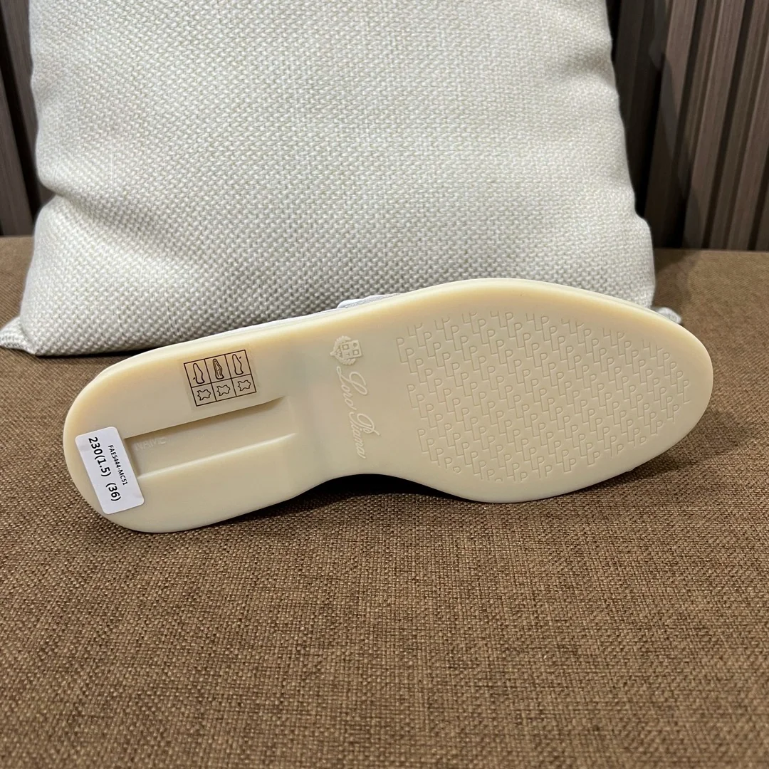 로로피아나 회색 파이핑 로퍼 9810 상세 이미지 9