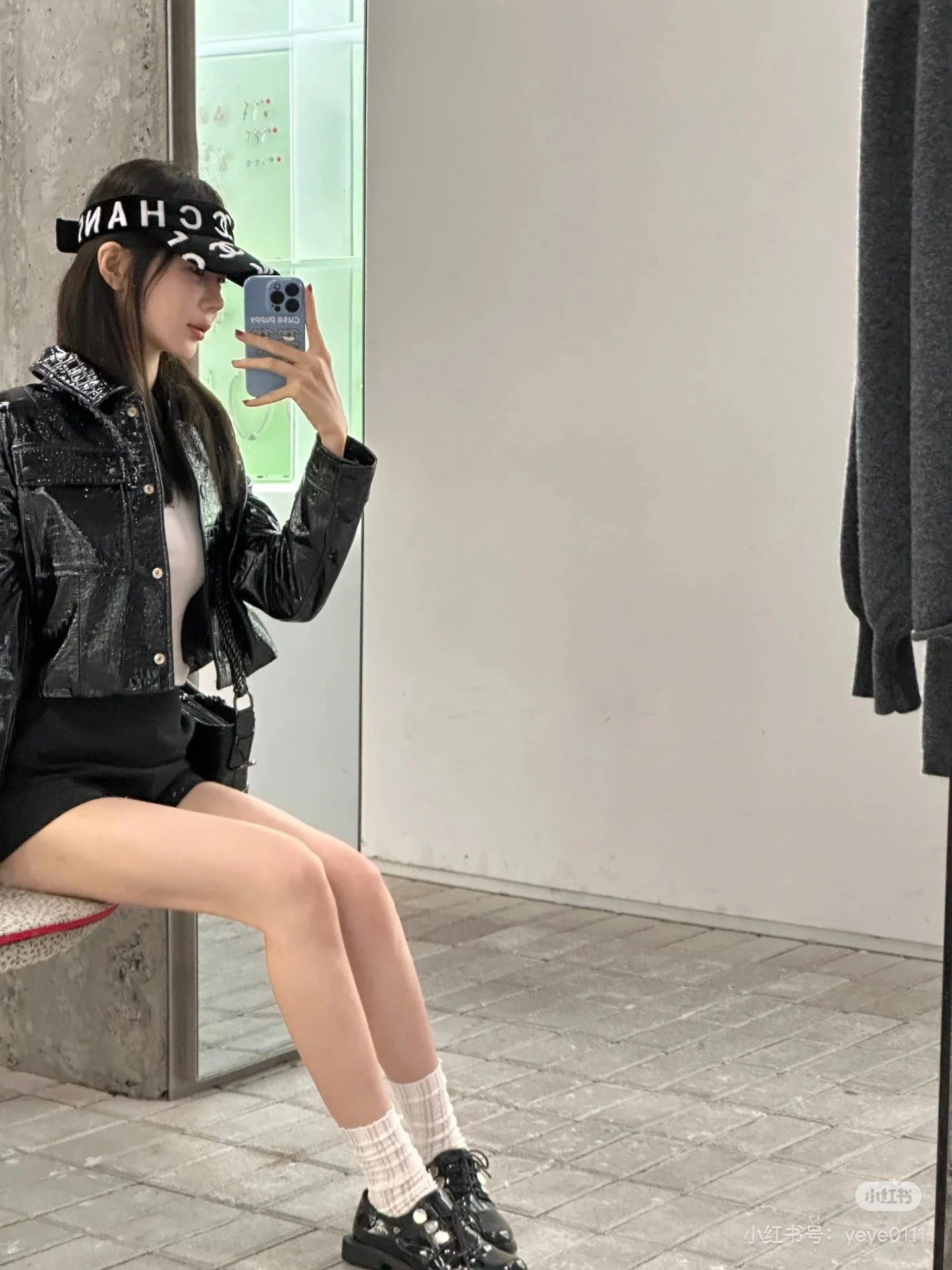 샤넬 바이저 모자 상세 이미지 3