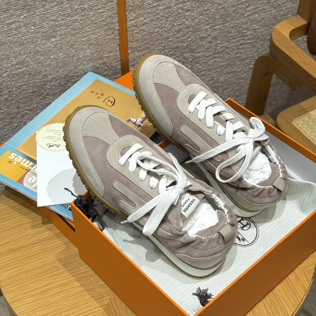 에르메스 누드 샤무아 남성 신발 8258 상세 이미지 2