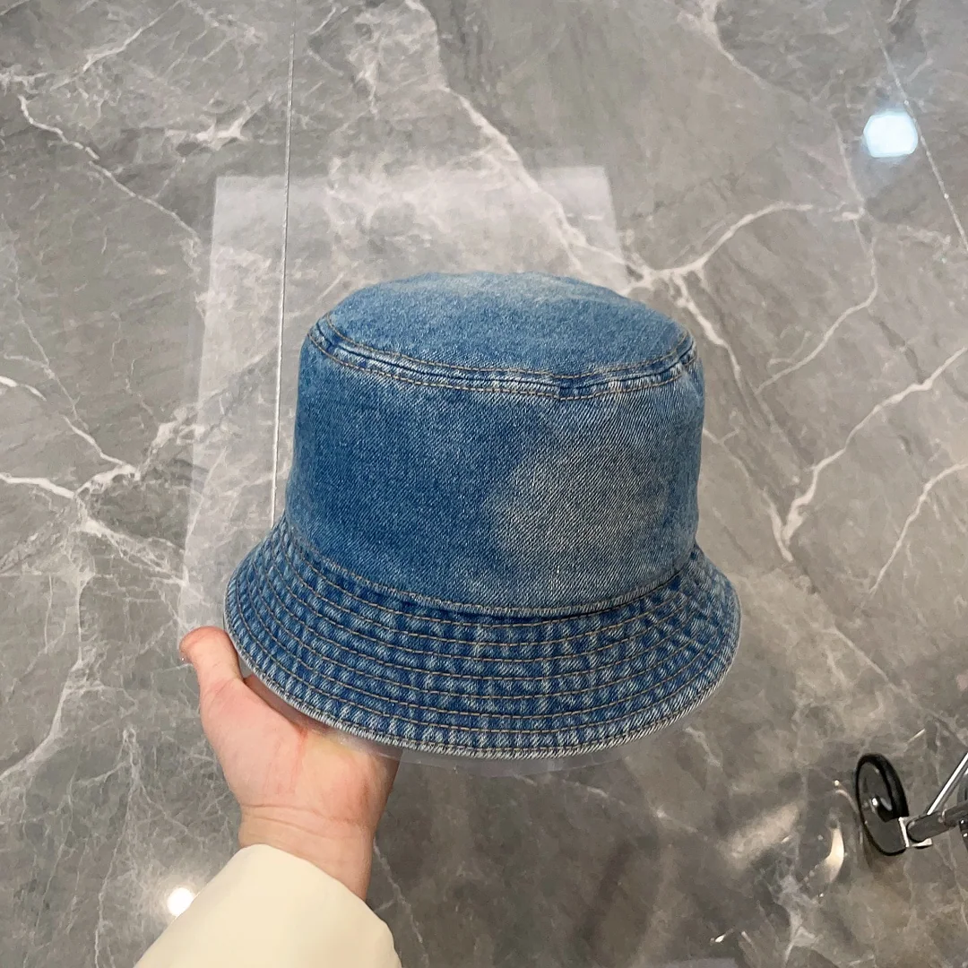 프라다 타이다이 데님 버킷 햇 상세 이미지 4