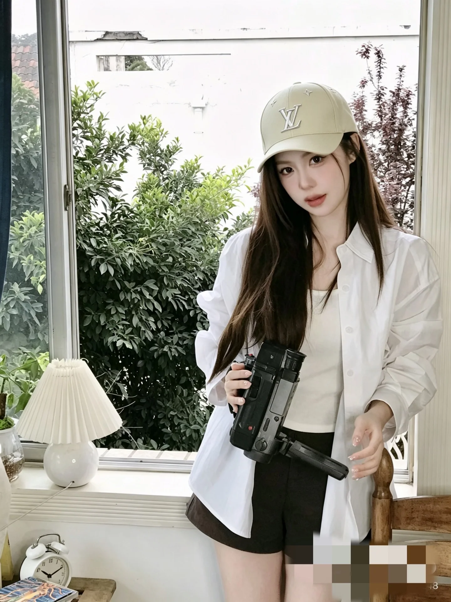 루이비통 자수 야구모자 상세 이미지 1
