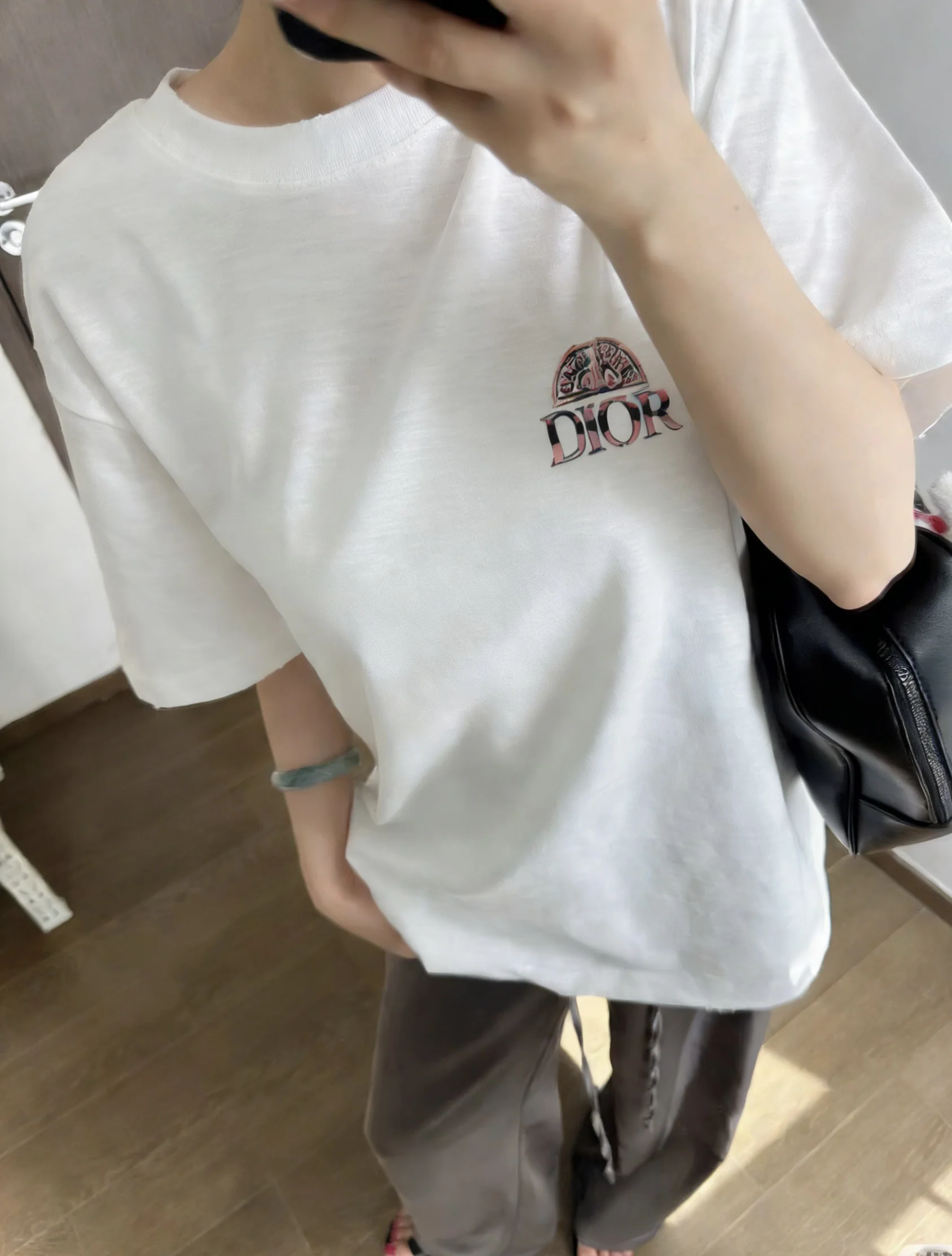 디올 여성 코튼 반팔 티셔츠 상세 이미지 8