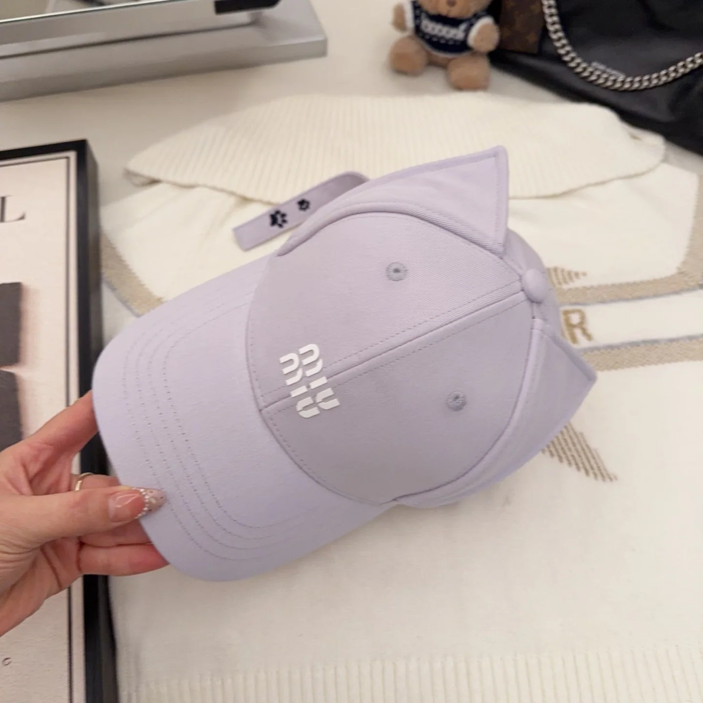 미우미우 모자 80843 Miu Miu Cap 상세 이미지 6
