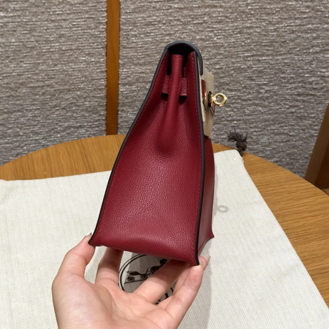 에르메스 켈리 단스 가넷 레드 가방 상세 이미지 3