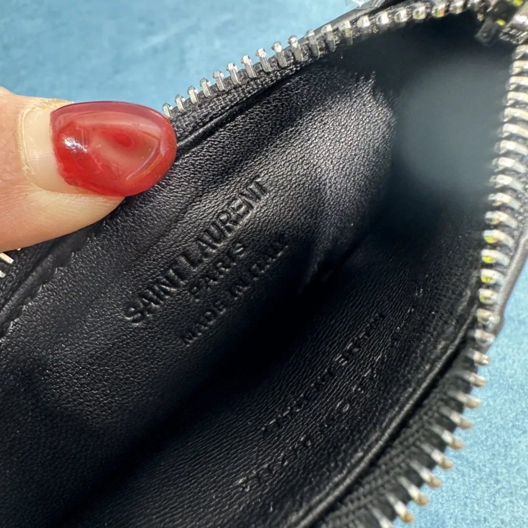 생로랑 텀블드 카프스킨 미니 카드 지갑 상세 이미지 7