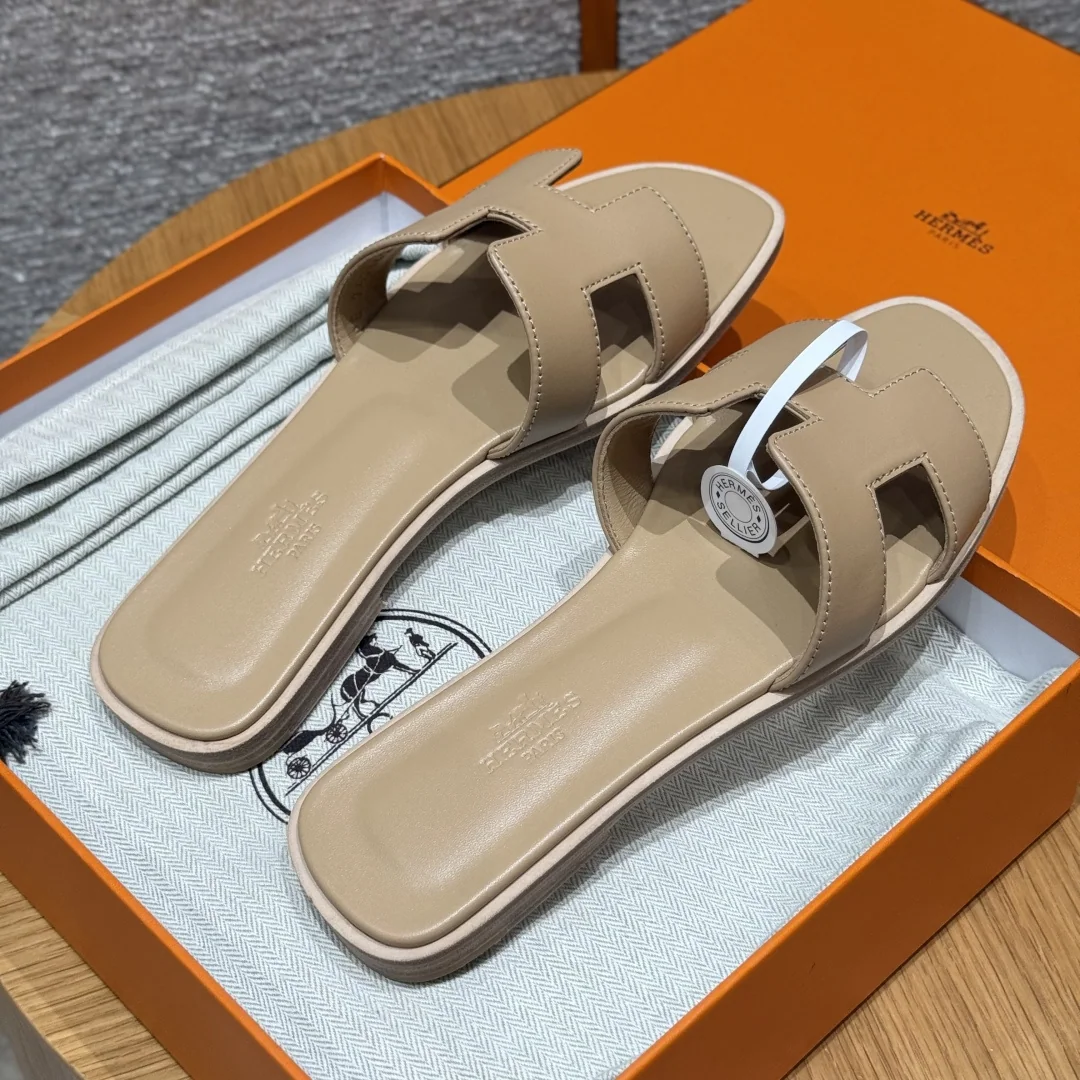 에르메스 오란 램스킨 슬리퍼 상세 이미지 4
