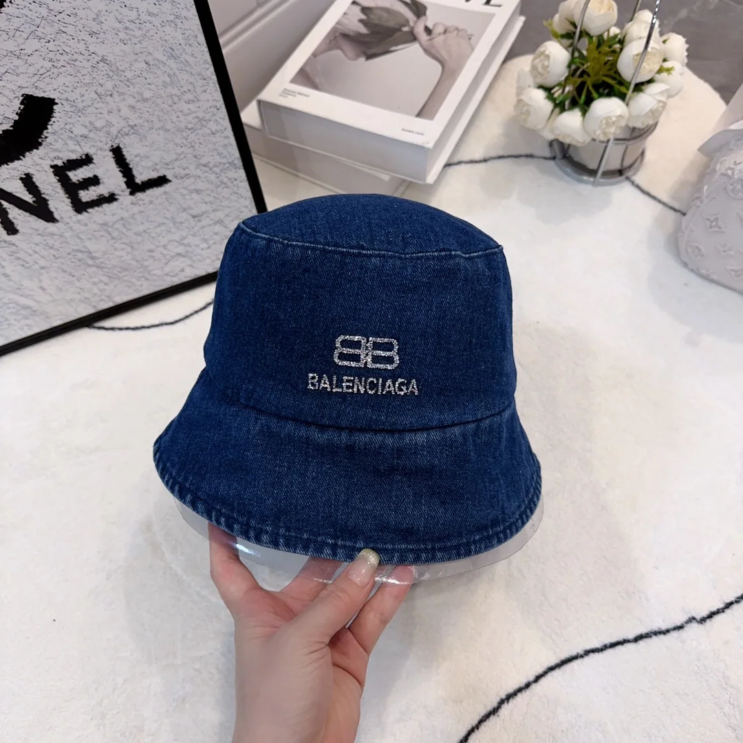 발렌시아가 데님 피셔맨 모자 상세 이미지 2
