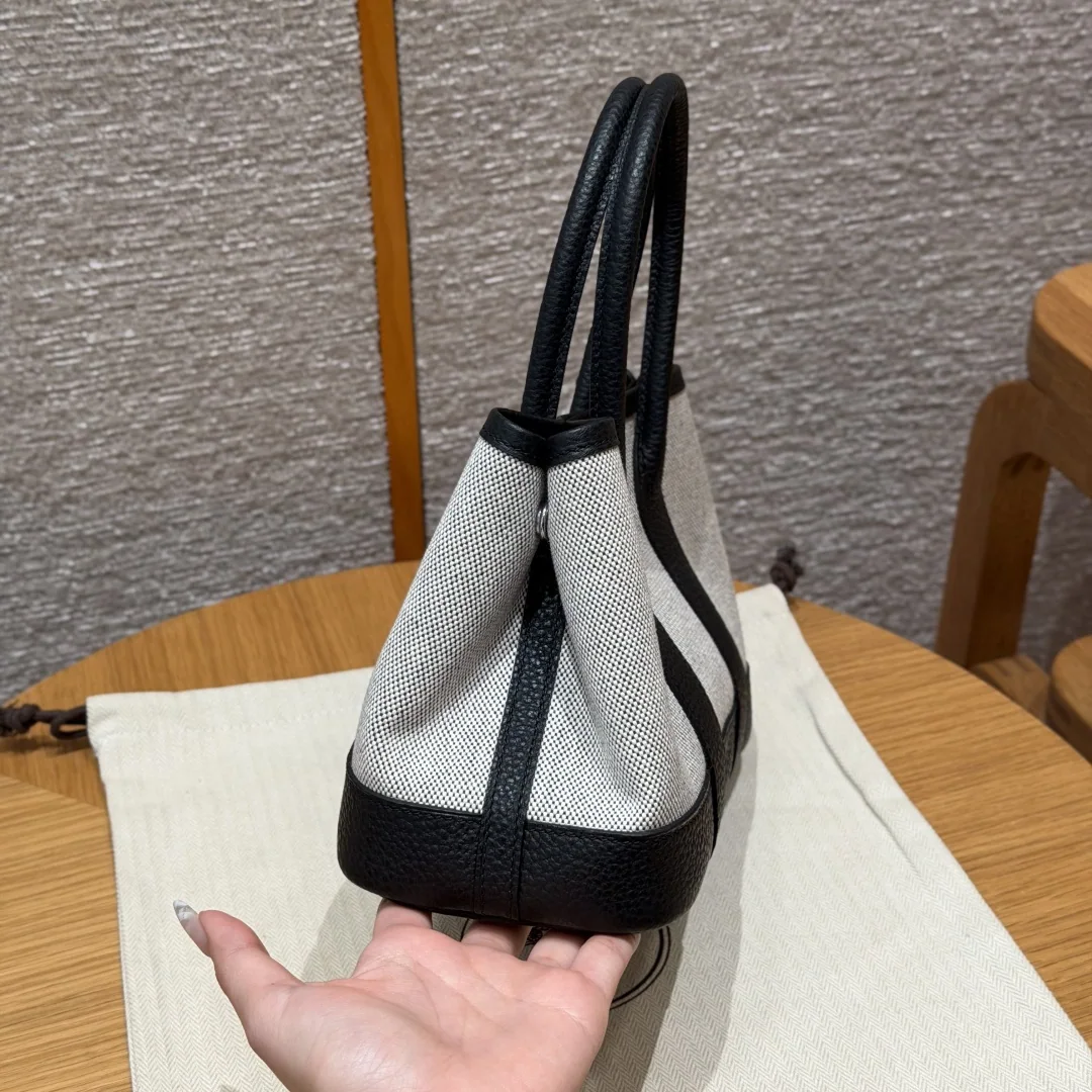 에르메스 가든파티 미니 캔버스 가방 상세 이미지 4