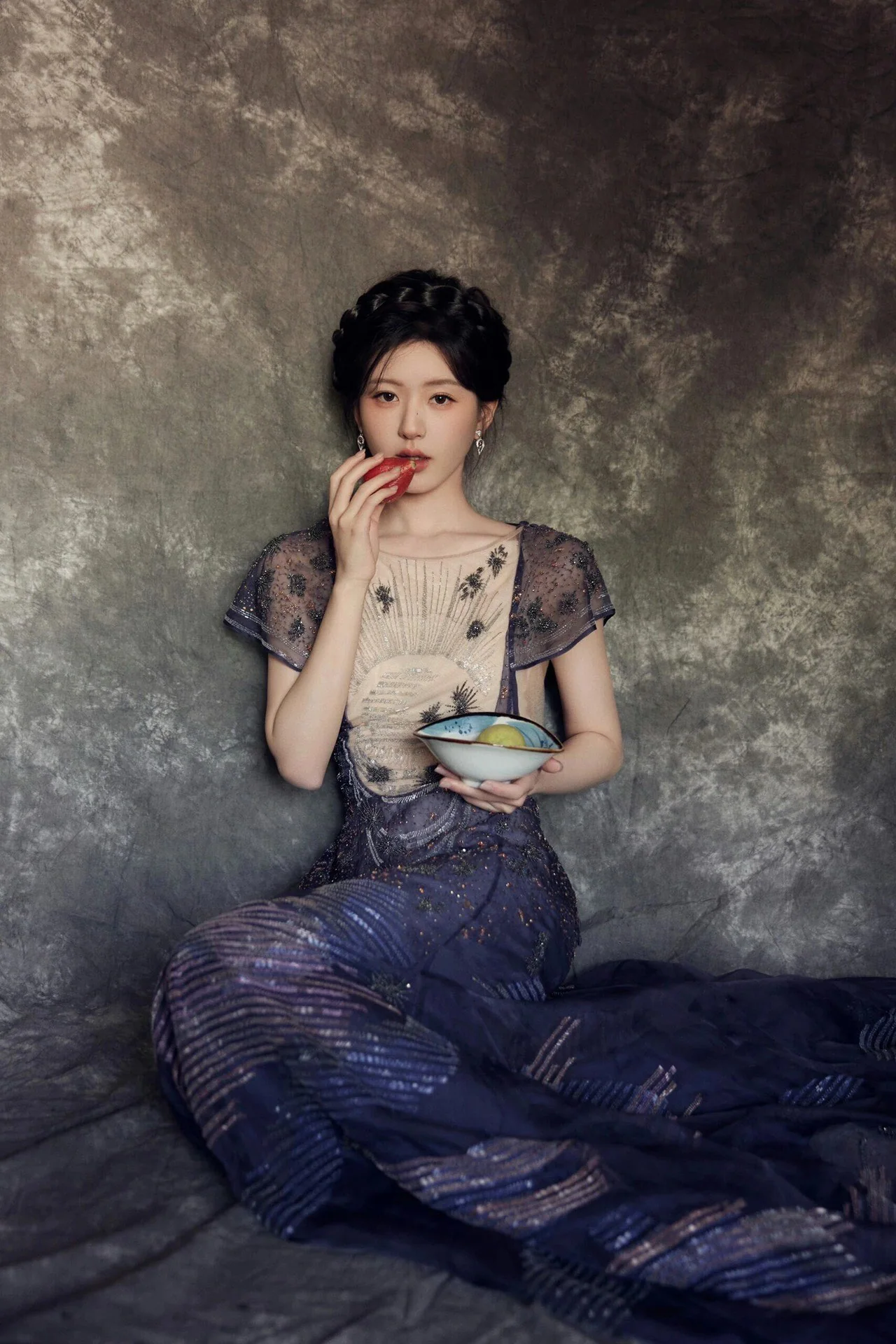 불가리 부채꼴 모자이크 장식 귀걸이 상세 이미지 2