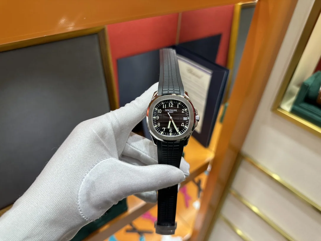 파텍필립 아쿠아넛 5168 G 자동 그레이 다이얼 PPF 공장 레플리카 44180 Patek Philippe 상세 이미지 1