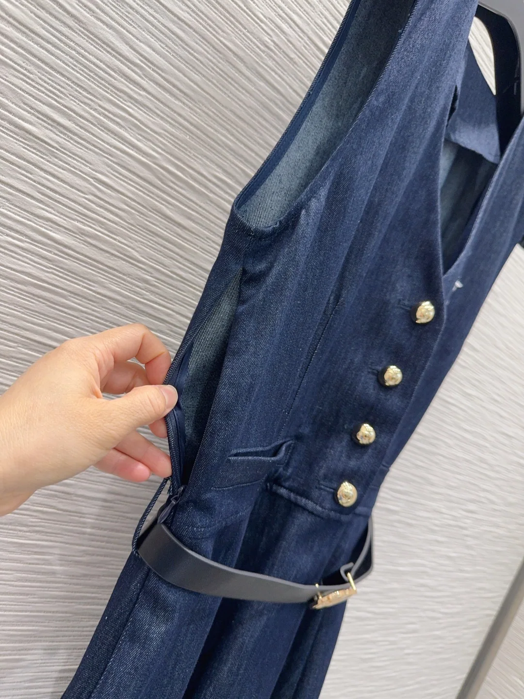 디올 데님 스커트 원피스 상세 이미지 8