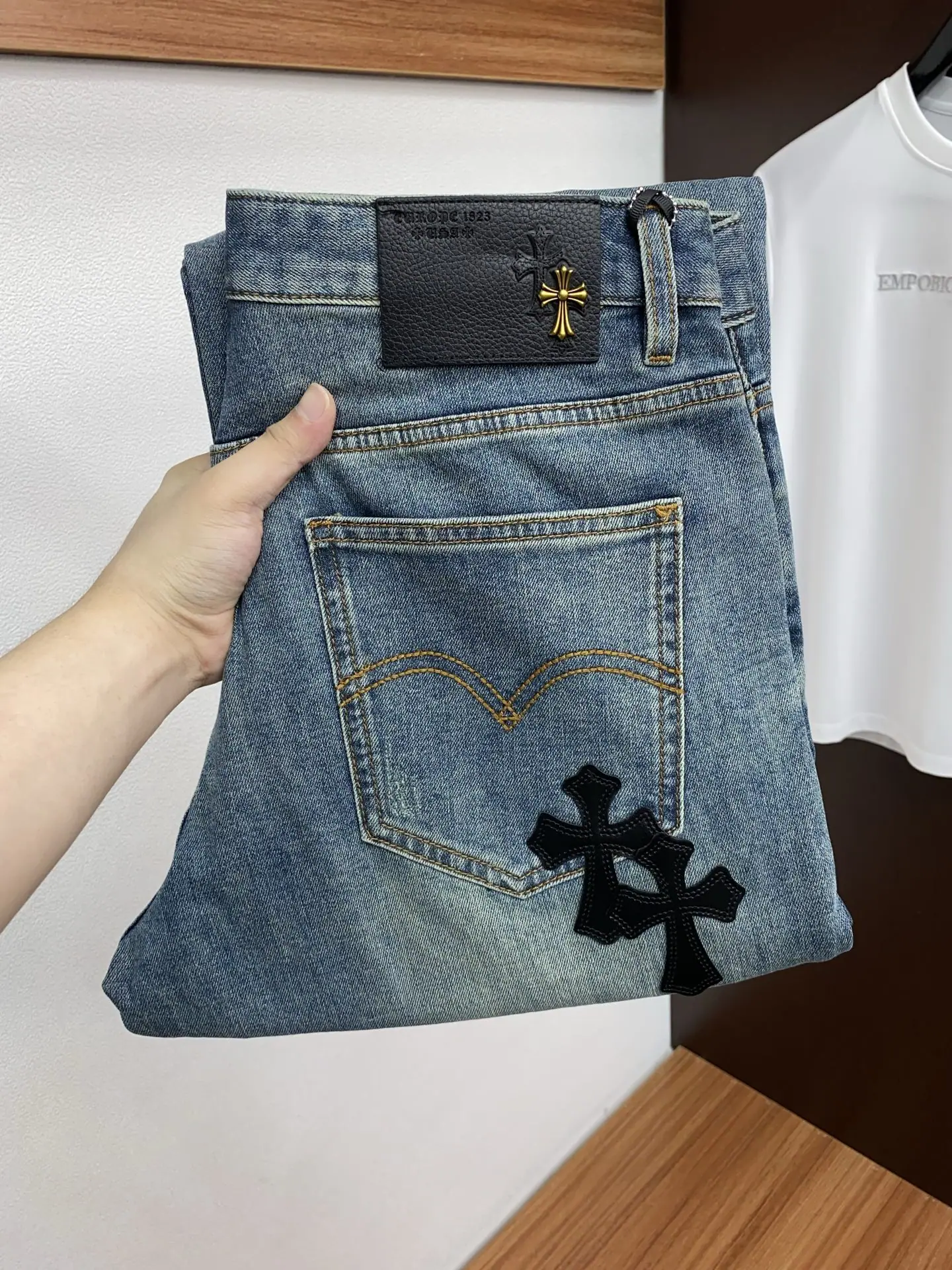 크롬하츠 데님 바지 16415