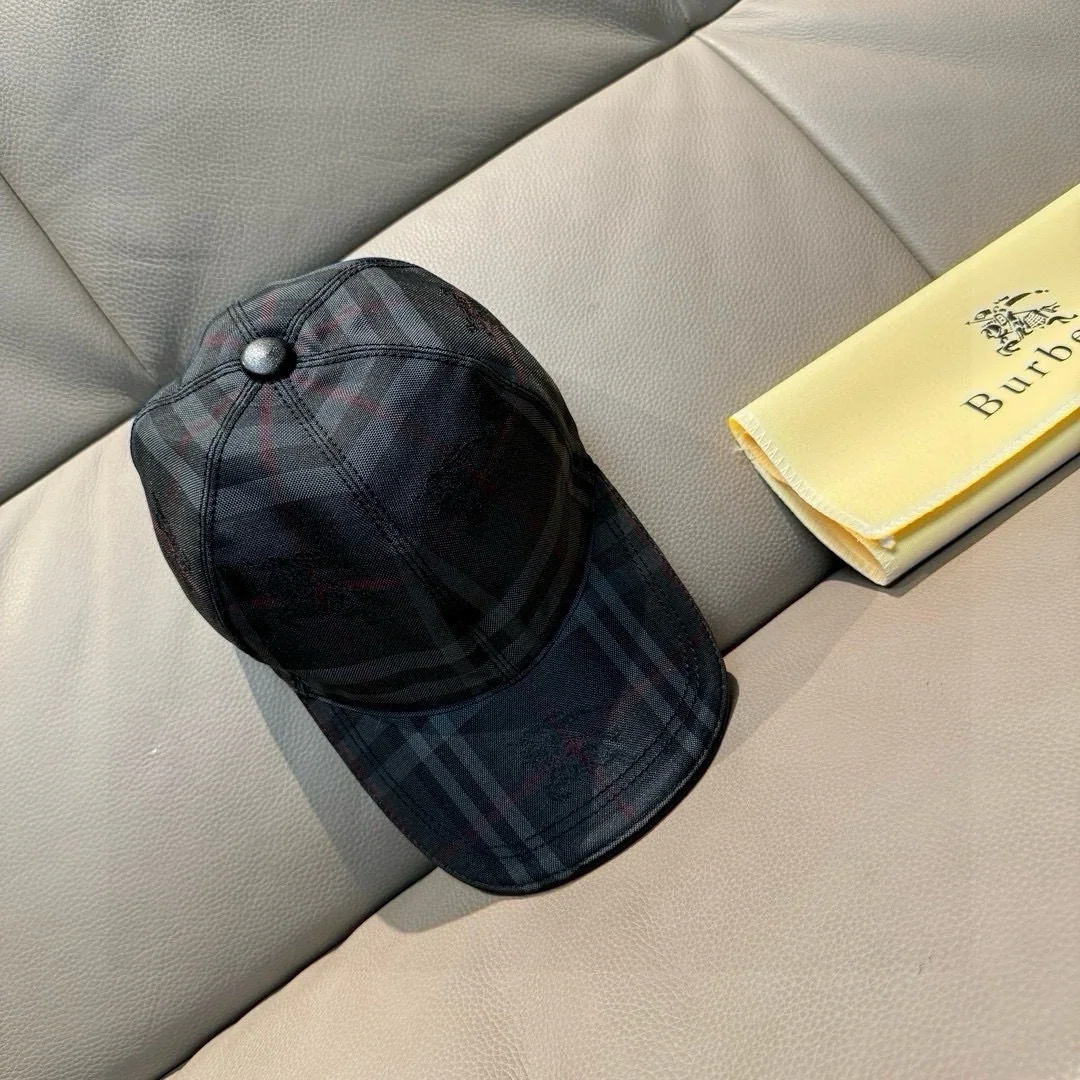 버버리 기사 문양 캔버스 베이스볼 모자 상세 이미지 2