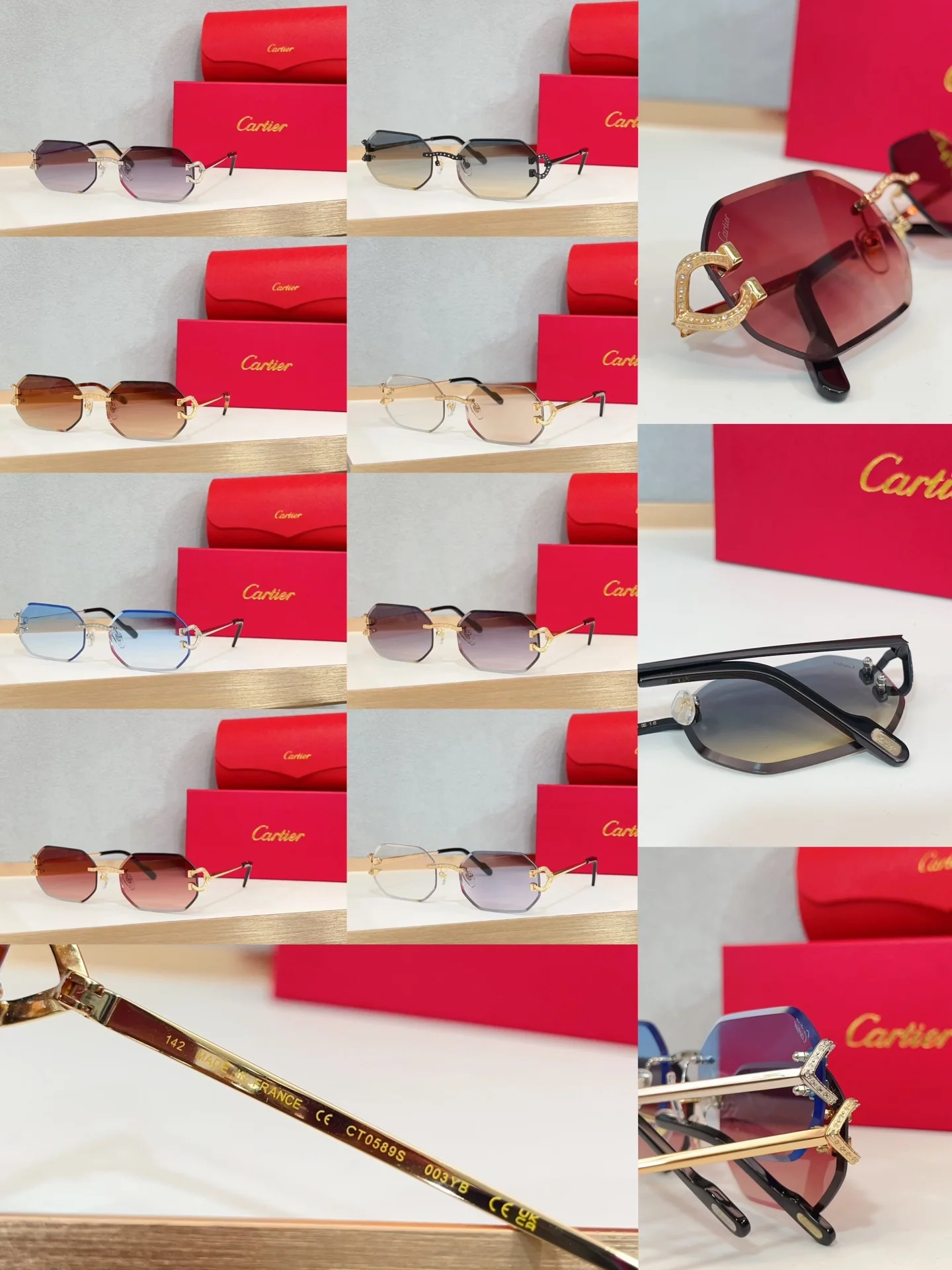 까르띠에 선글라스 72336 Cartier Sunglasses 상세 이미지 1