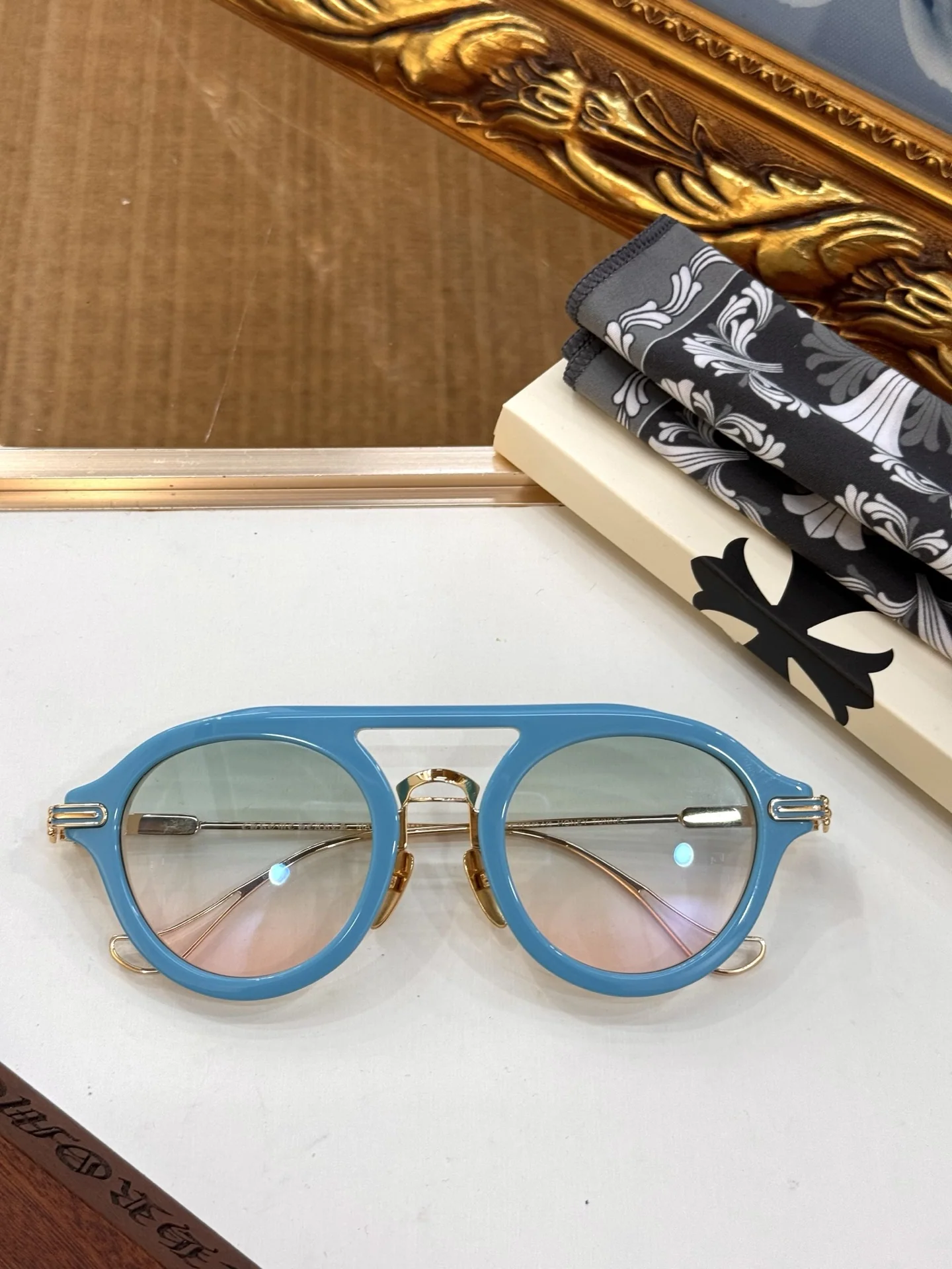 크롬하츠 허니 터널 원형 선글라스 상세 이미지 7