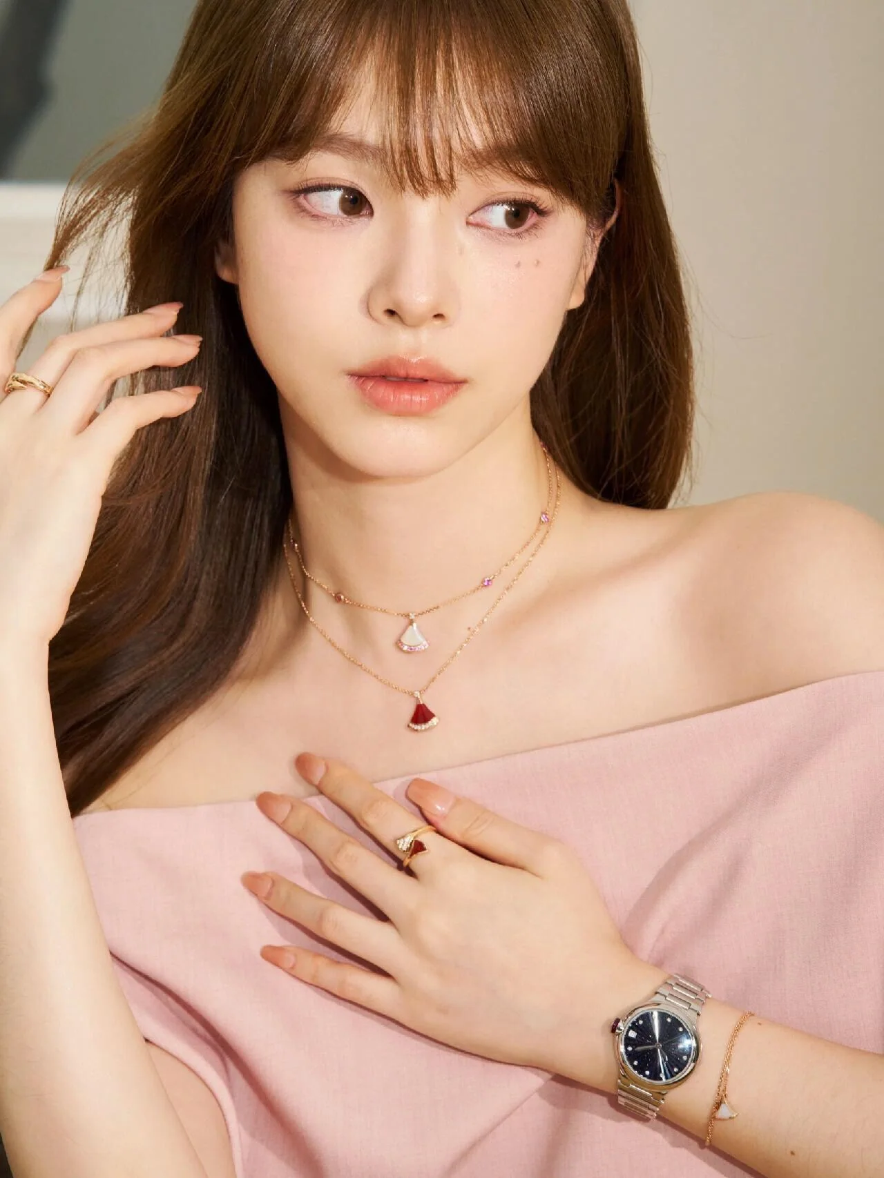 불가리 디바즈 드림 18 K 로즈 골드 목걸이 상세 이미지 3