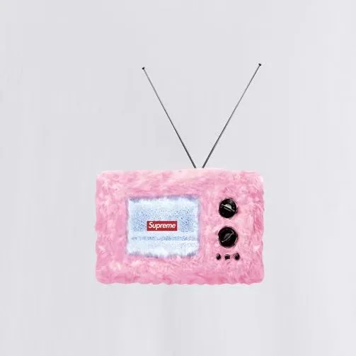 슈프림 TV 프린트 남성 반팔 티셔츠 상세 이미지 11