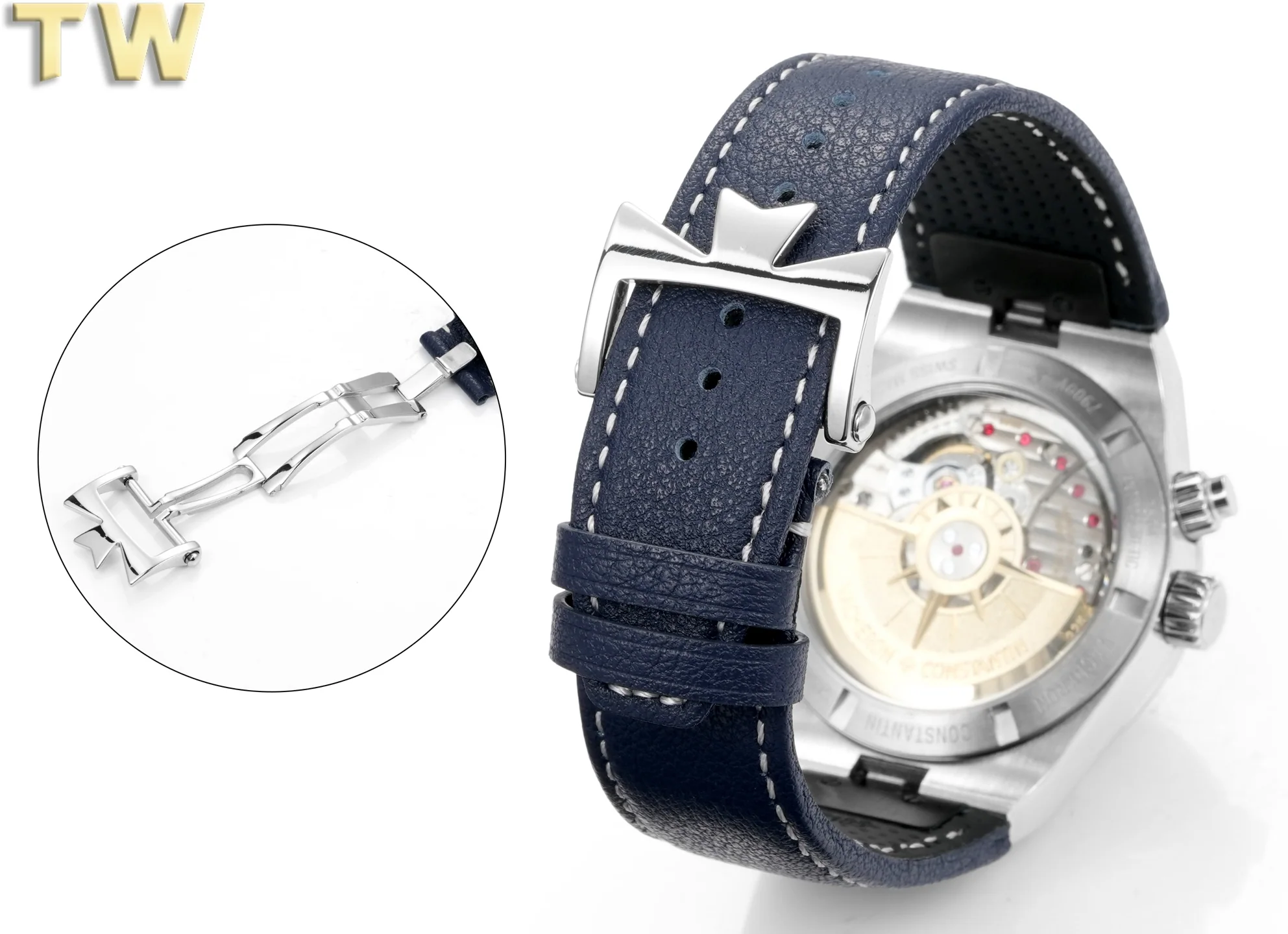 바쉐론콘스탄틴 바쉐론 콘스탄틴 오버시즈 7900 V 스틸 자동 TW 공장 레플리카 43628 Vacheron Constantin 상세 이미지 8