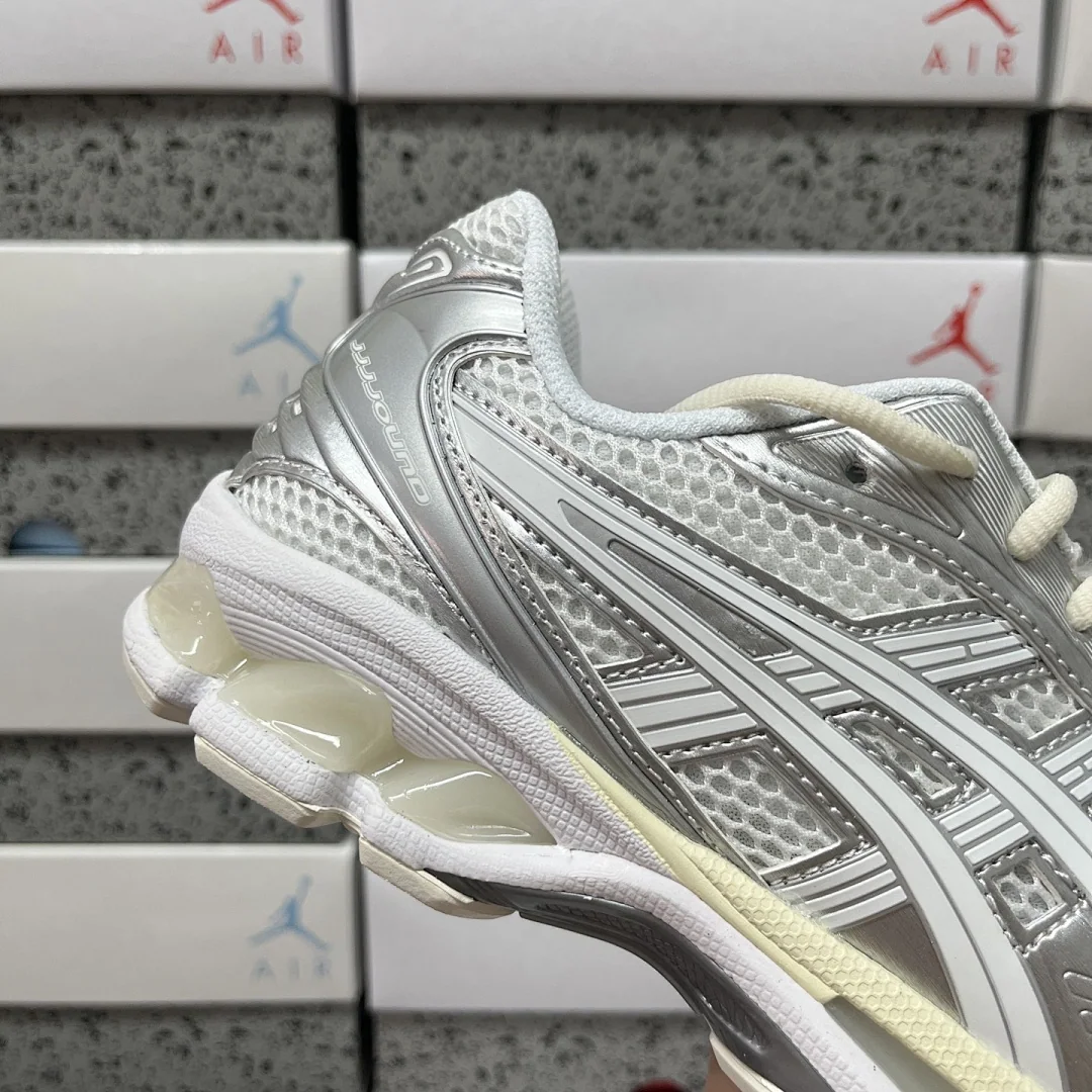 아식스 [TOP] 젤 카야노 14 1201A457-100 200308 Asics Gel-Kayano 14 JJJJound Silver White 상세 이미지 6