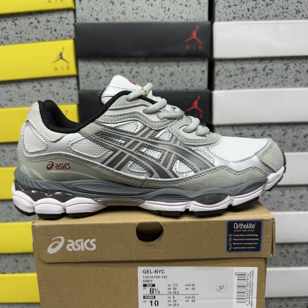 아식스 [WZ] 젤 NYC 1201A789-102 200470 Asics Gel-NYC White Steel Grey