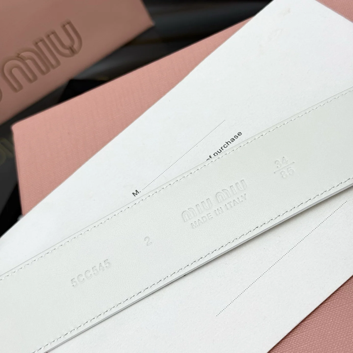 미우미우 벨트 57910 Miu Miu Belt 상세 이미지 5