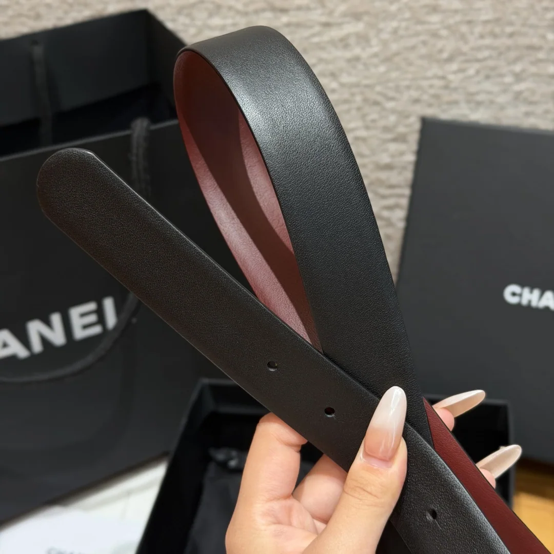 샤넬 리버시블 카프스킨 버클 벨트 상세 이미지 8