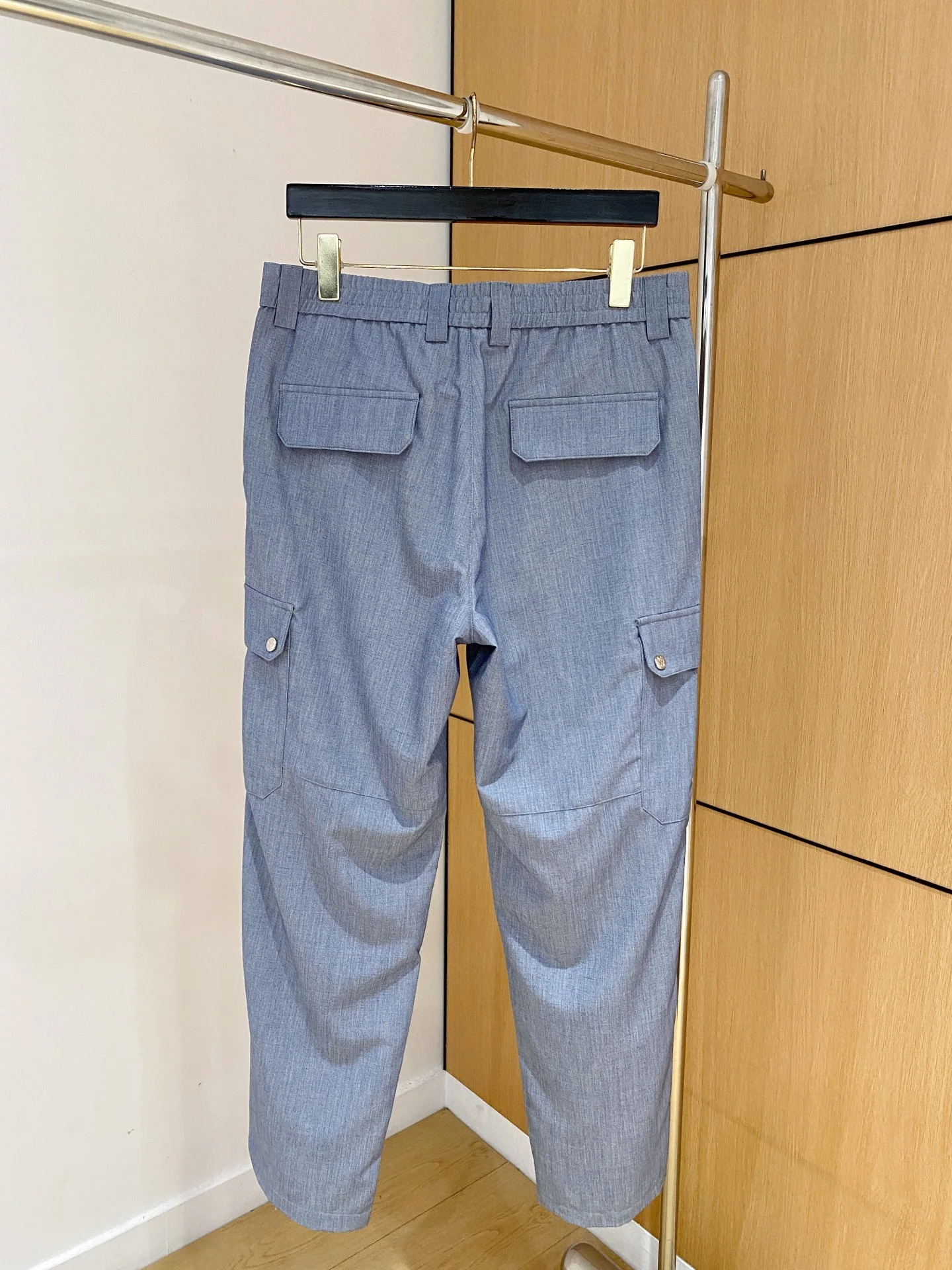 브루넬로쿠치넬리 천연 식물 섬유 남성 바지 상세 이미지 10