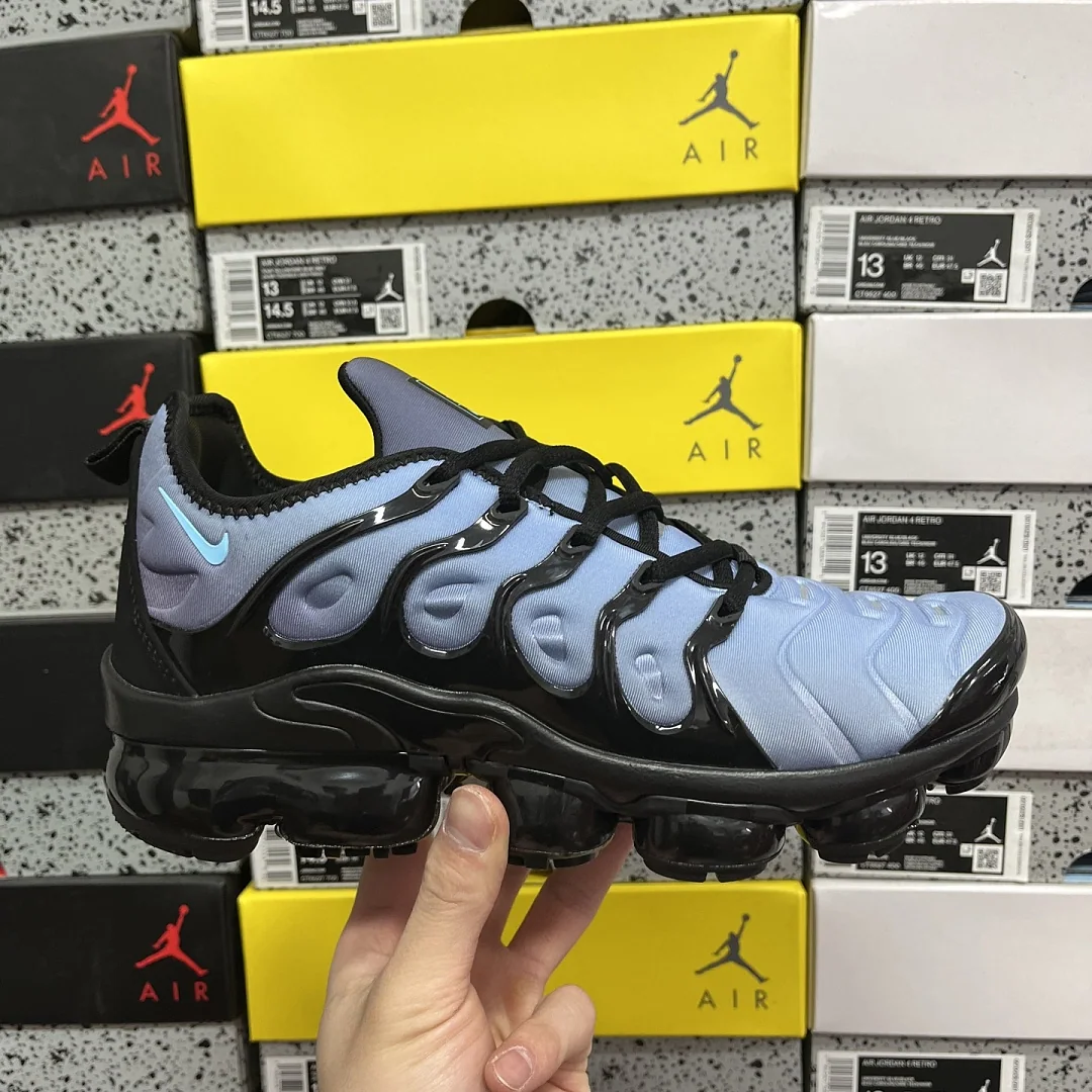 나이키 [OT] 에어 베이퍼맥스 플러스 블랙 블루 924453-018 201591 Nike Air VaporMax Plus Aluminum 상세 이미지 3