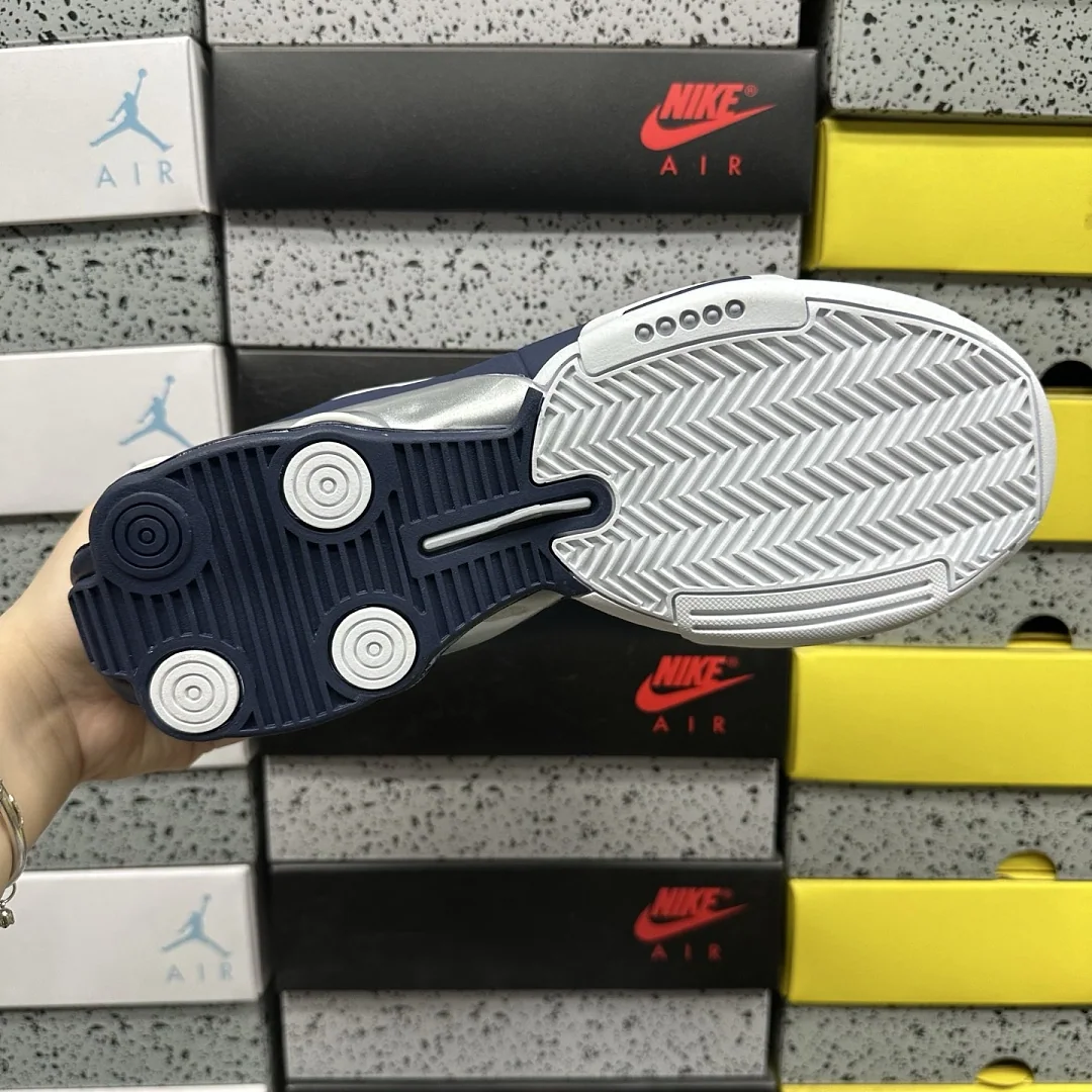 나이키 [PH] 샥스 AT7843-100 201825 Nike Shox BB4 White Silver Navy 상세 이미지 9