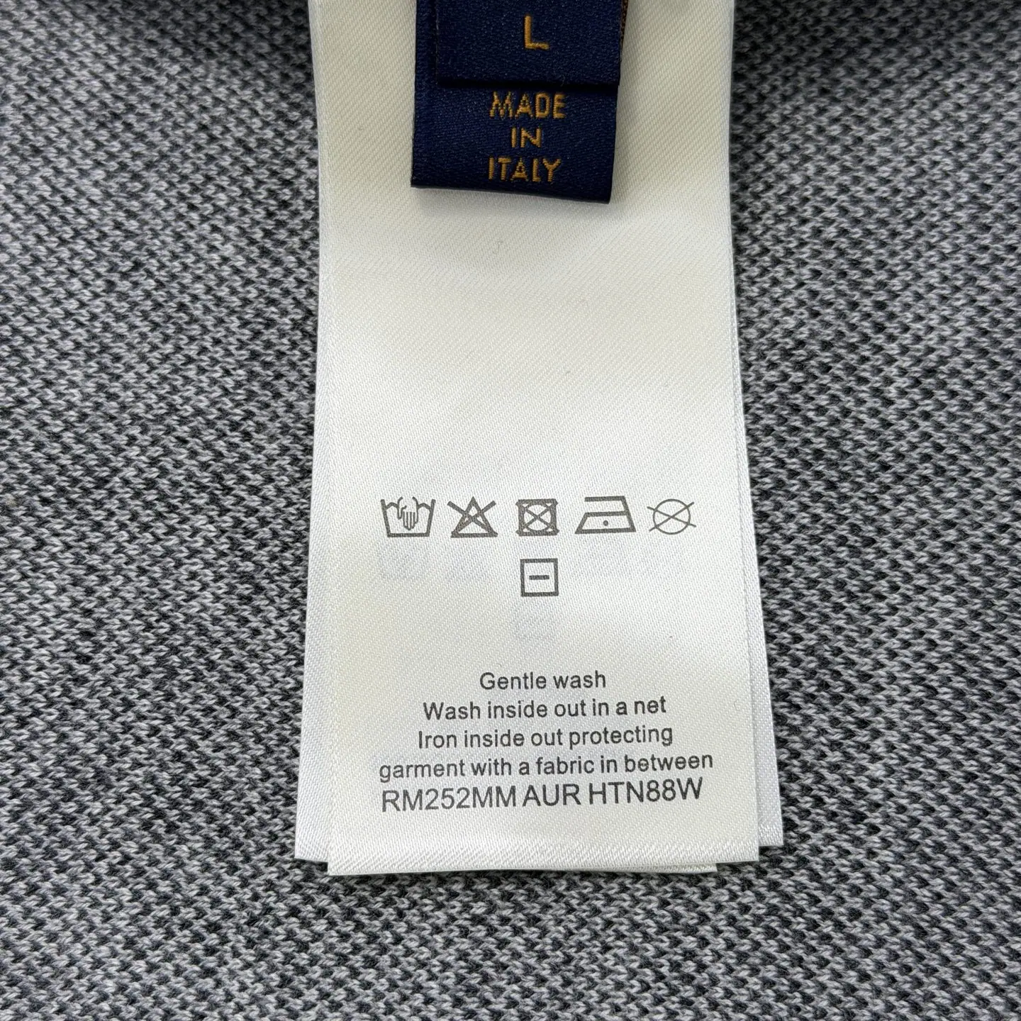 루이비통 스트라이프 크루넥 반팔 니트 티셔츠 상세 이미지 9
