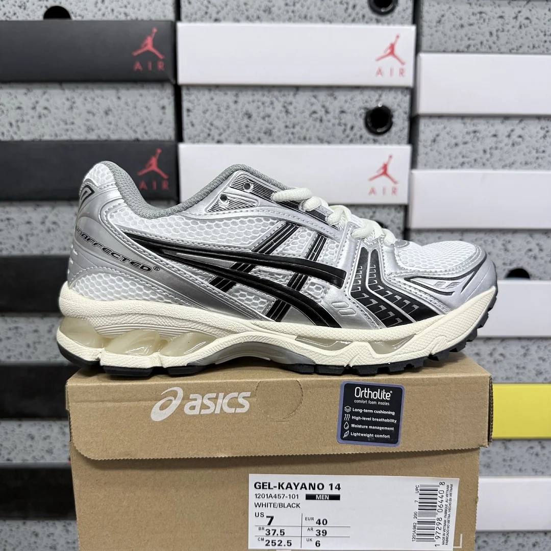 아식스 [WZ] 젤 카야노 14 1201A457-101 200399 Asics Gel-Kayano 14 JJJJound Silver Black