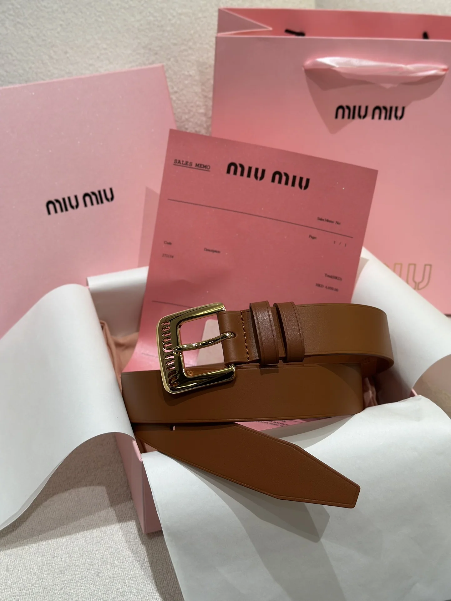 미우미우 여성용 벨트 174965