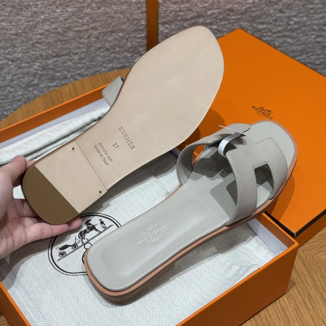 에르메스 오란 램스킨 슬리퍼 상세 이미지 6