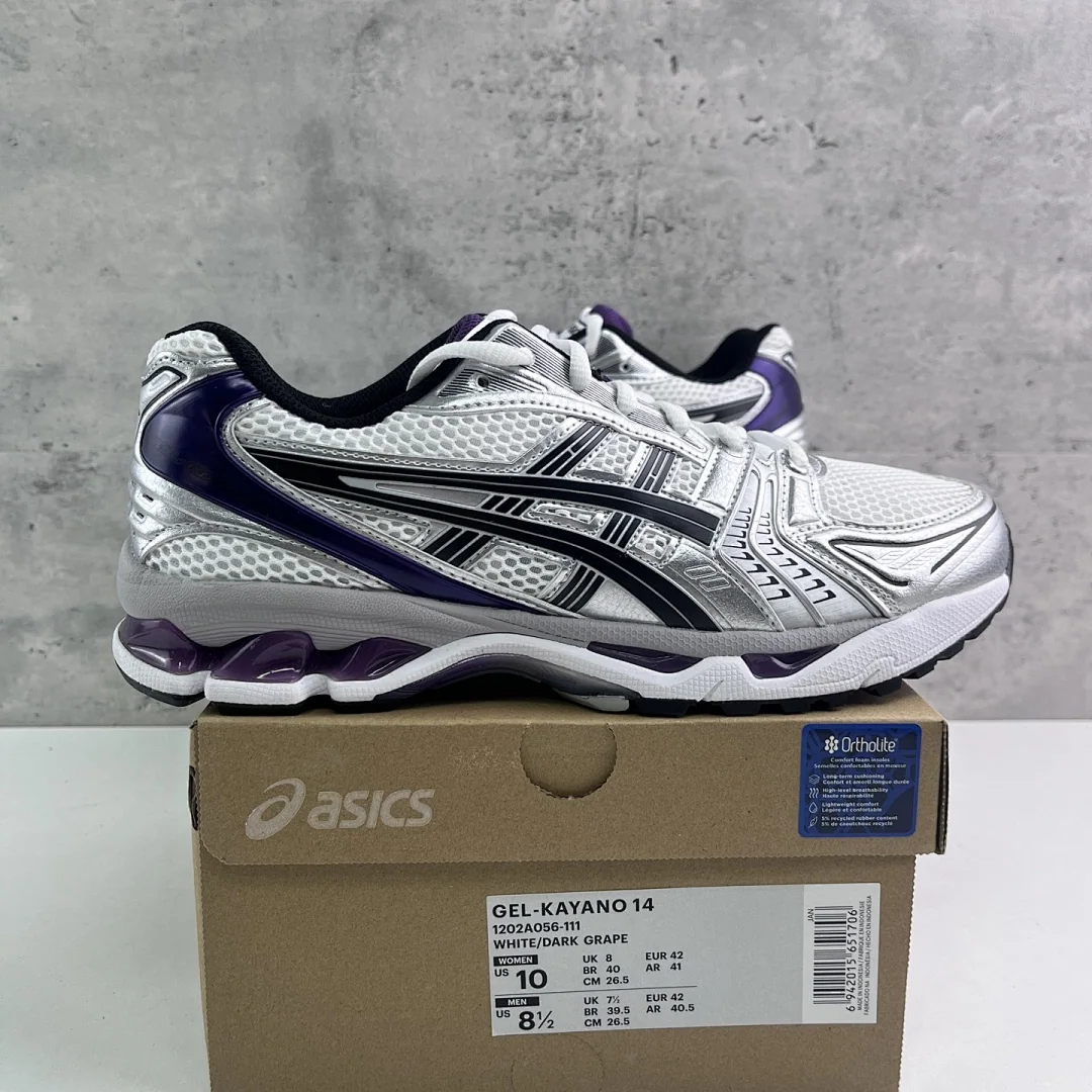 아식스 [TOP] 젤 카야노 14 1202A056-111 200252 Asics Gel-Kayano 14 White Dark Grape
