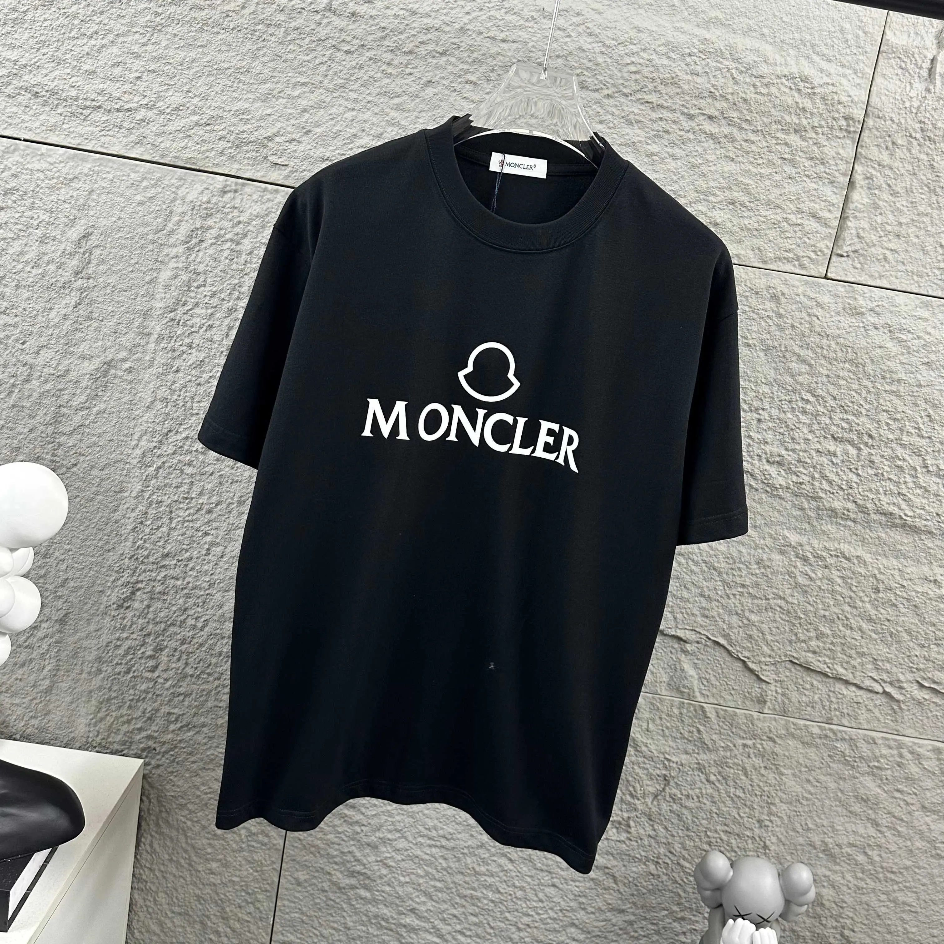 몽클레어 3D 실리콘 가공 코튼 반팔 티셔츠 유니섹스 상세 이미지 5