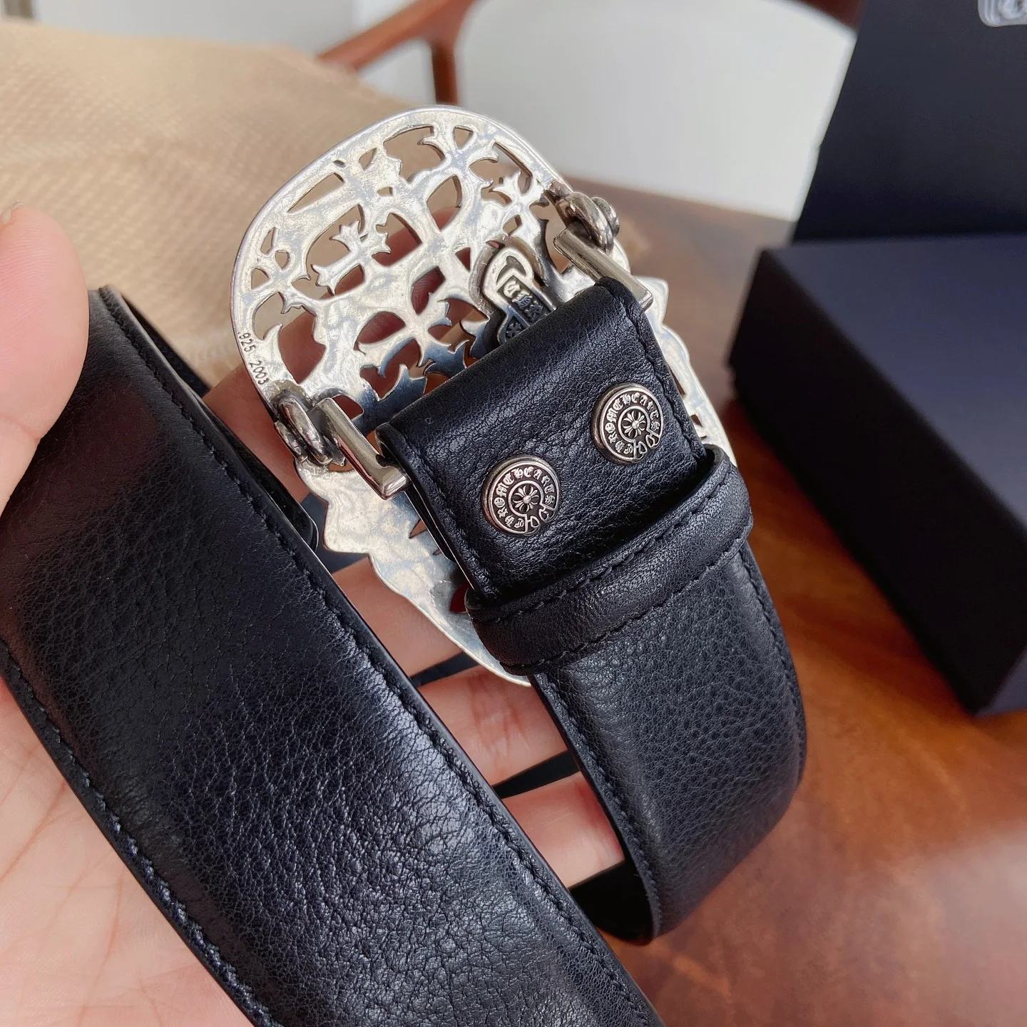 크롬하츠 벨트 59352 Chrome Hearts Belt 상세 이미지 4