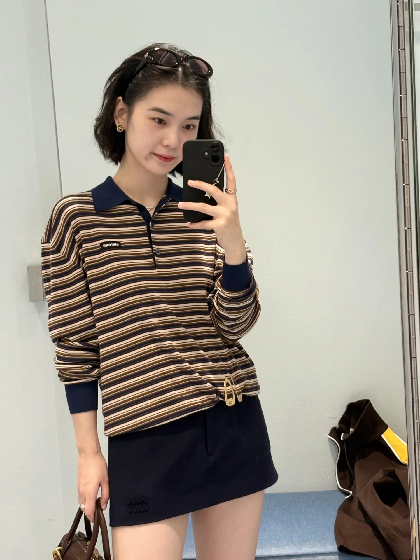 미우미우 26 SS 여성 긴팔 상세 이미지 3