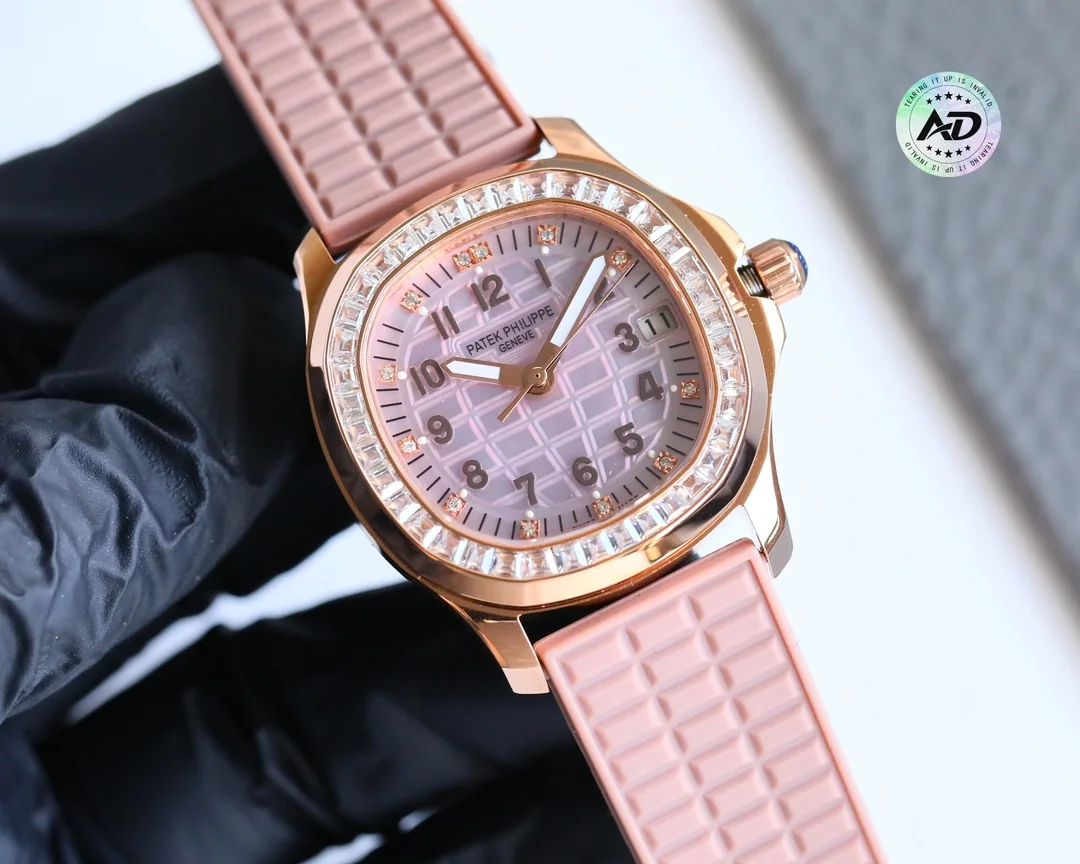 파텍필립 아쿠아넛 다이아 자동 그레이 다이얼 스틸 여성용 레플리카 44100 Patek Philippe 상세 이미지 5