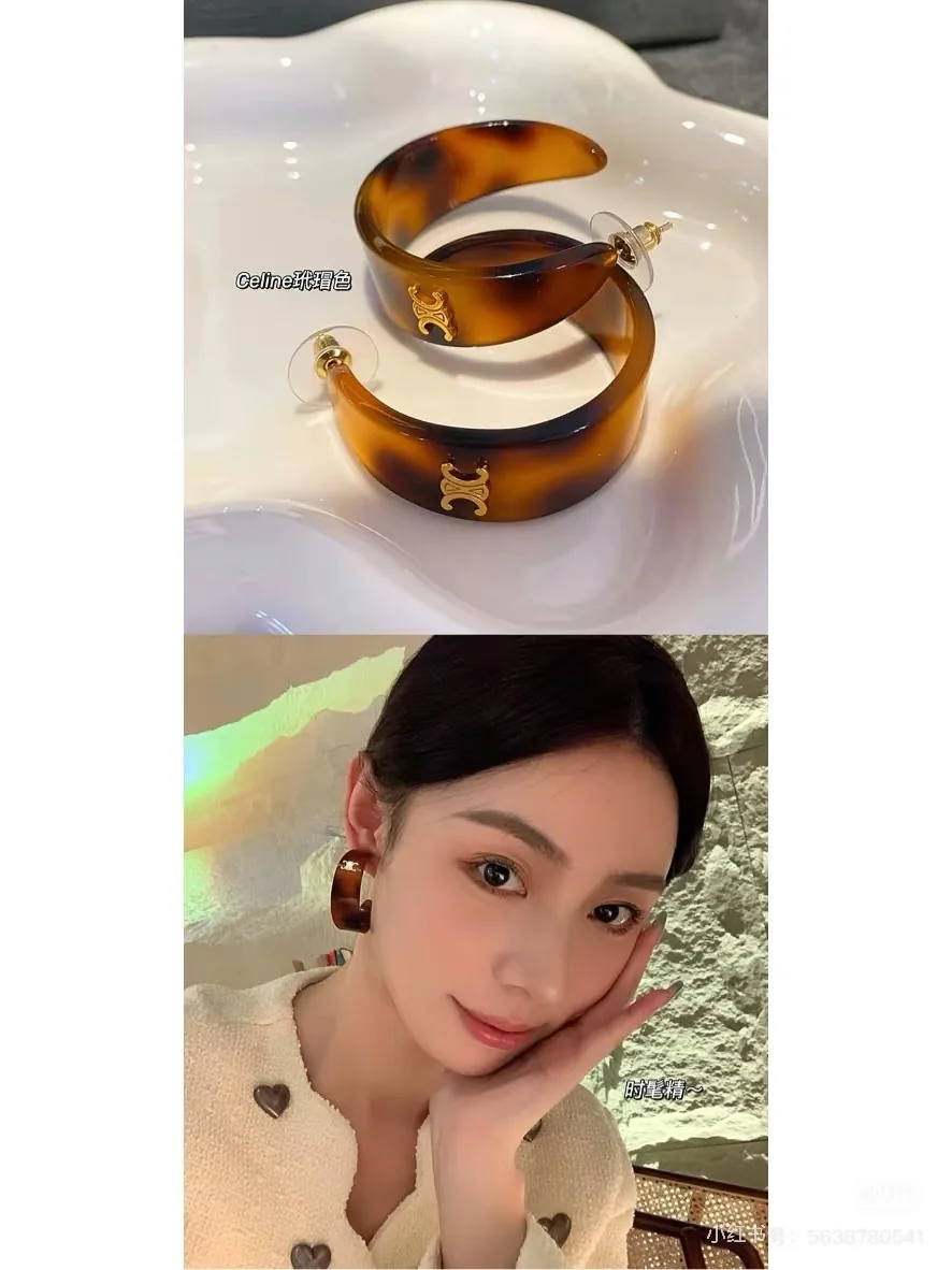 셀린느 아크릴 귀걸이 상세 이미지 3