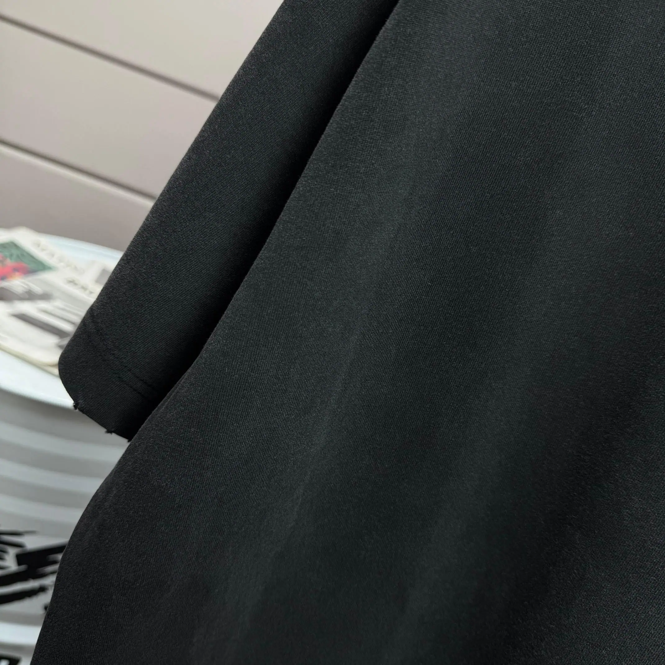 아크네스튜디오 두꺼운 패널 워시 가공 크루넥 반팔 티셔츠 상세 이미지 4