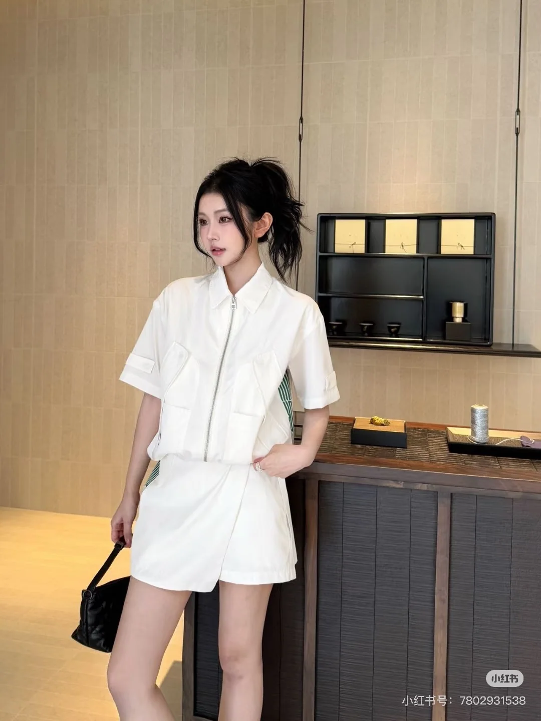 디올 초가을 배색 여성 자켓 상세 이미지 8