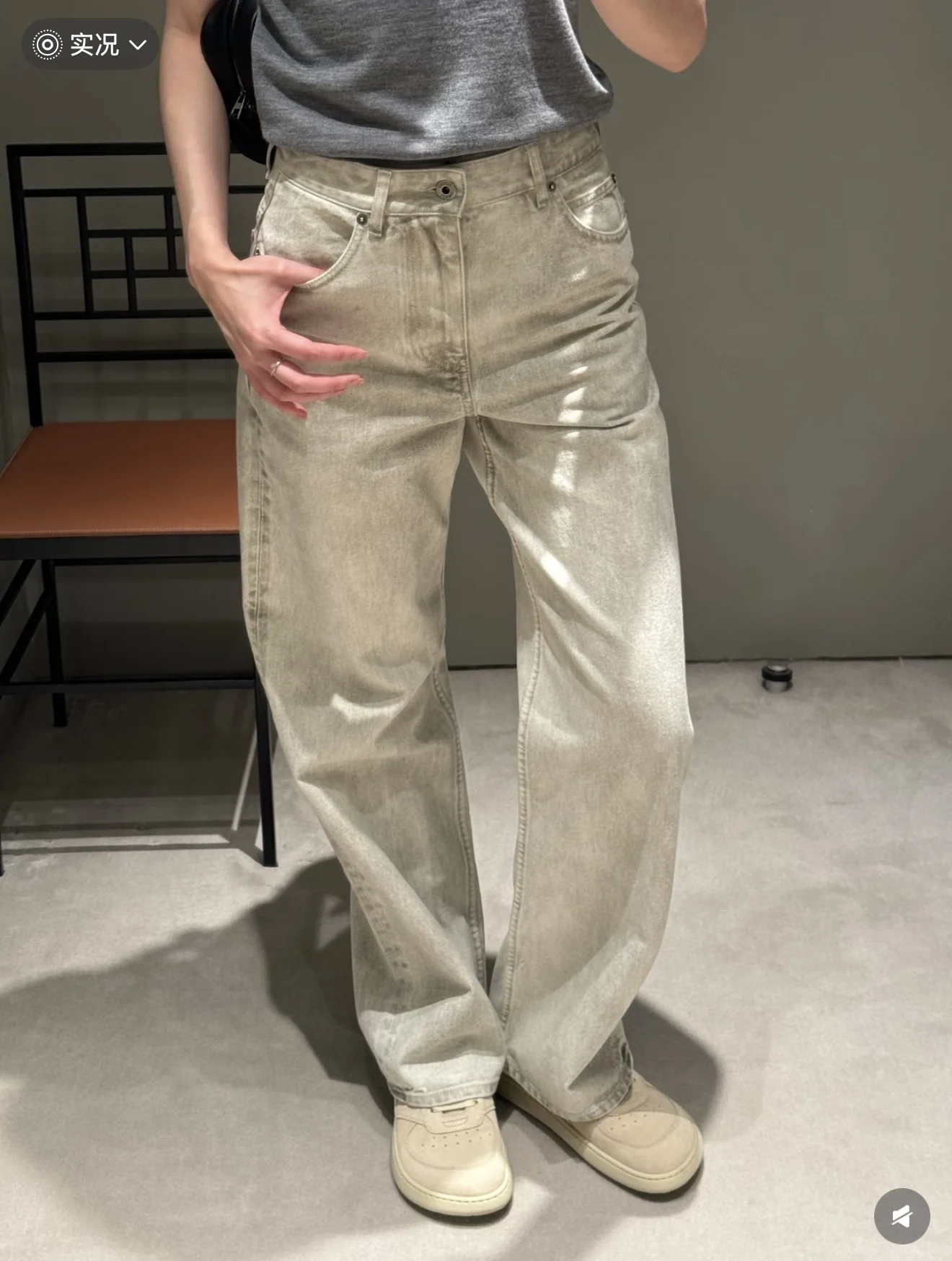 로에베 자수 타이다이 반팔 티셔츠 상세 이미지 6