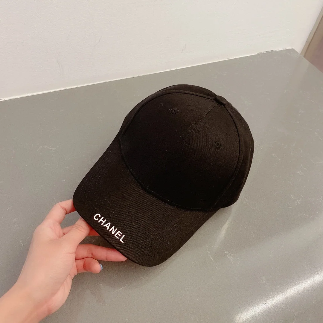 샤넬 블랙 화이트 베이스볼 캡 상세 이미지 8