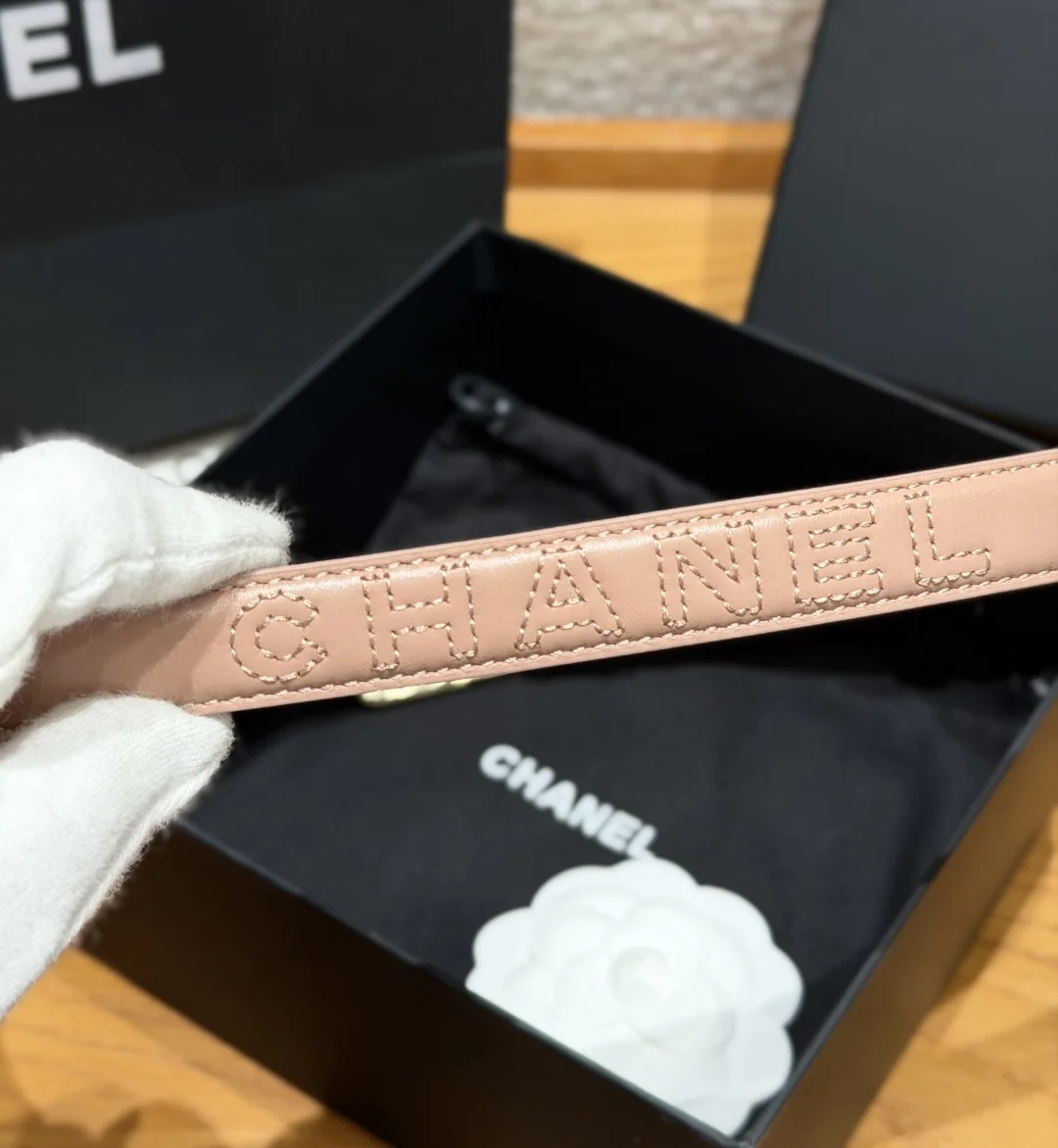 샤넬 퀼팅 램스킨 벨트 20mm 상세 이미지 7