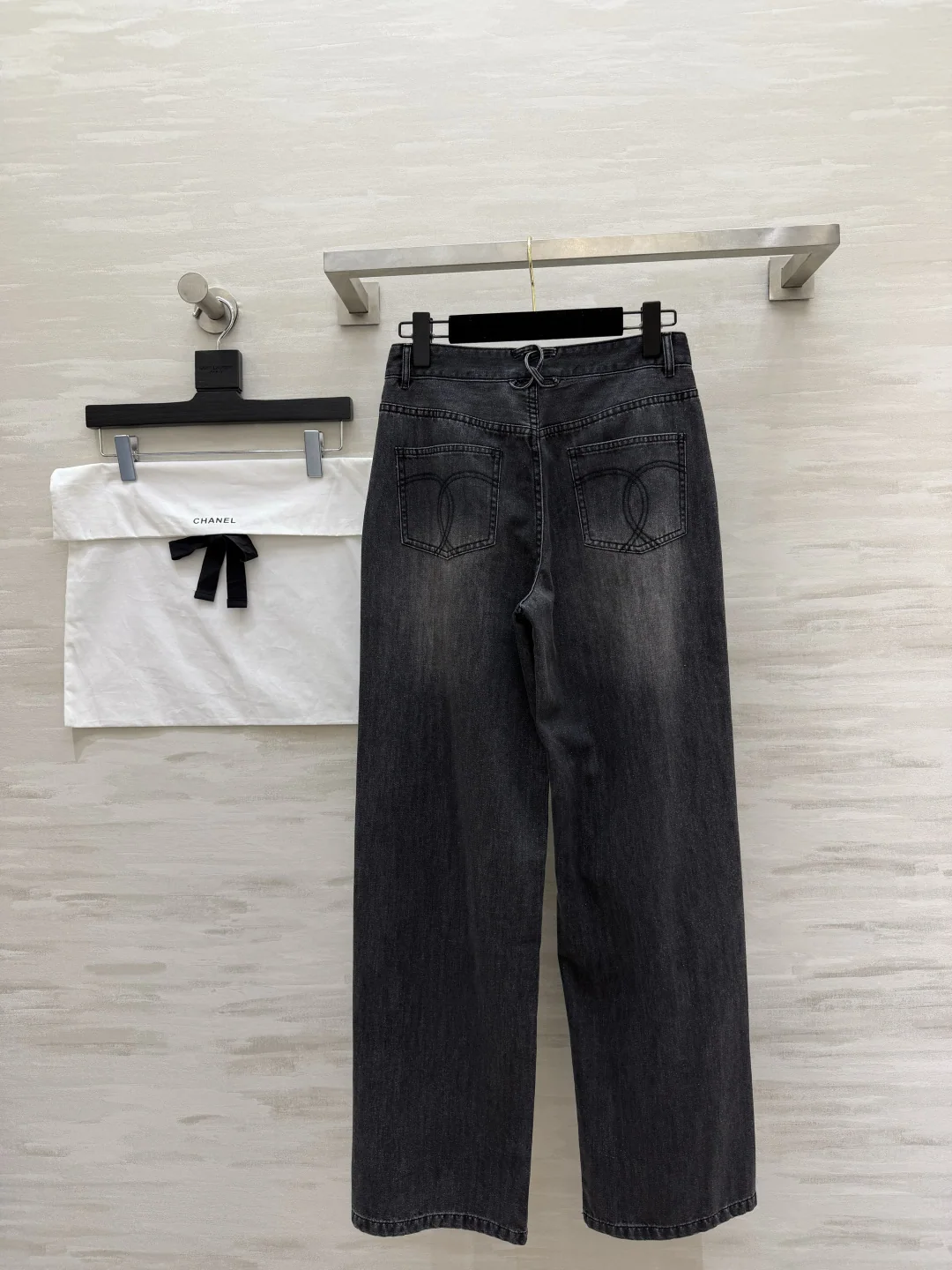 샤넬 스트레이트 레그 여성 바지 상세 이미지 7