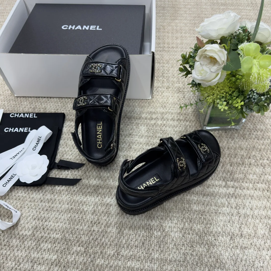 샤넬 24 더블 C 벨크로 캐주얼 샌들 상세 이미지 5